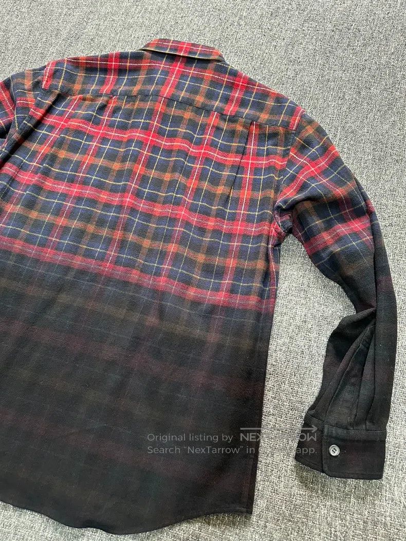 Issey Miyake Issey Miyake Plaid Gradient Shirt Size S / US 4 / IT 40 - 7 Thumbnail