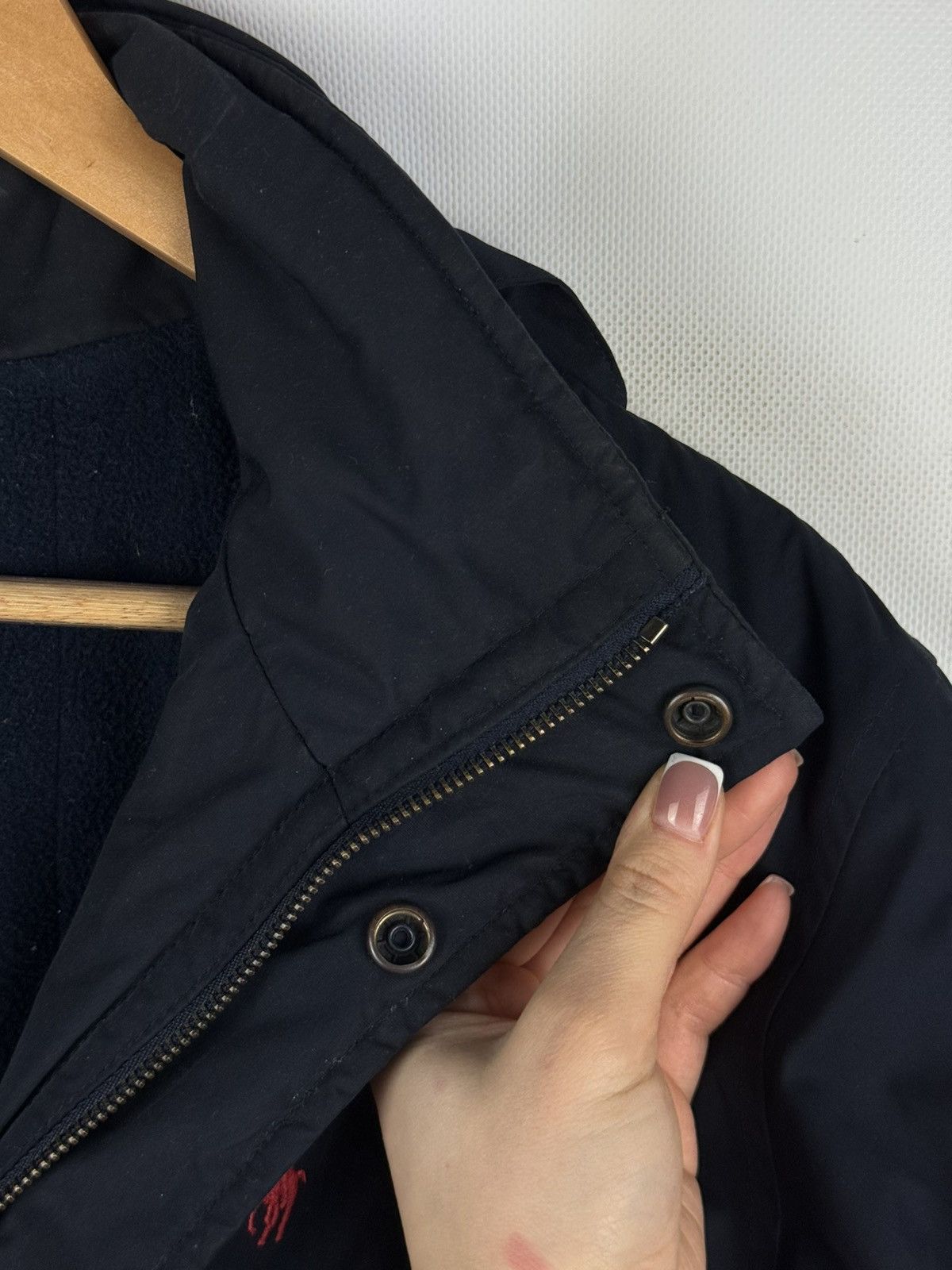 Polo Ralph Lauren Polo By Ralph Lauren VTG Hooded Fleece Lined Bomber Jacket Size US L / EU 52-54 / 3 - 24 Thumbnail