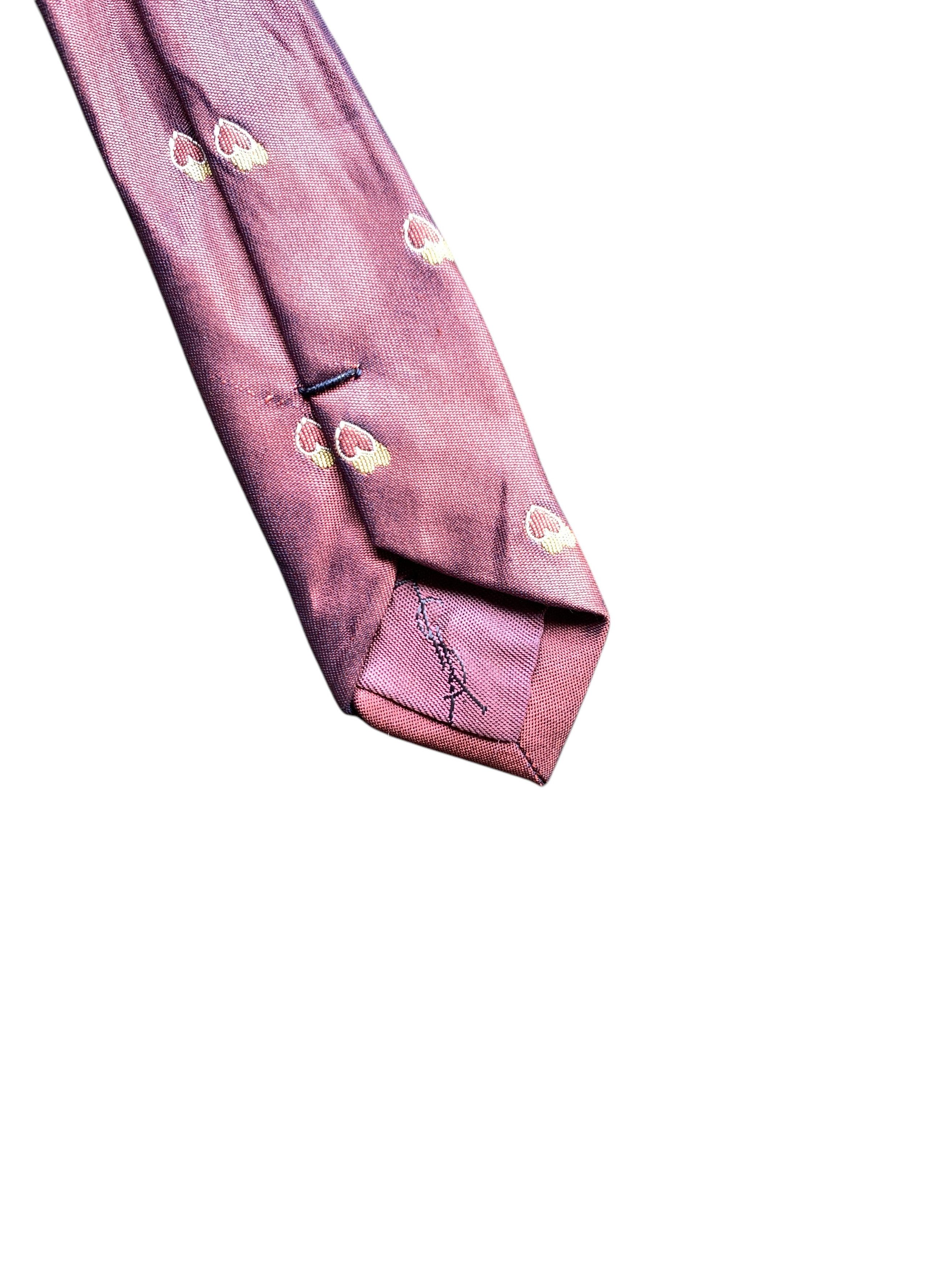 Yves Saint Laurent Yves Saint Laurent Monogram Vintage YSLSatin Tie Size ONE SIZE - 2 Thumbnail