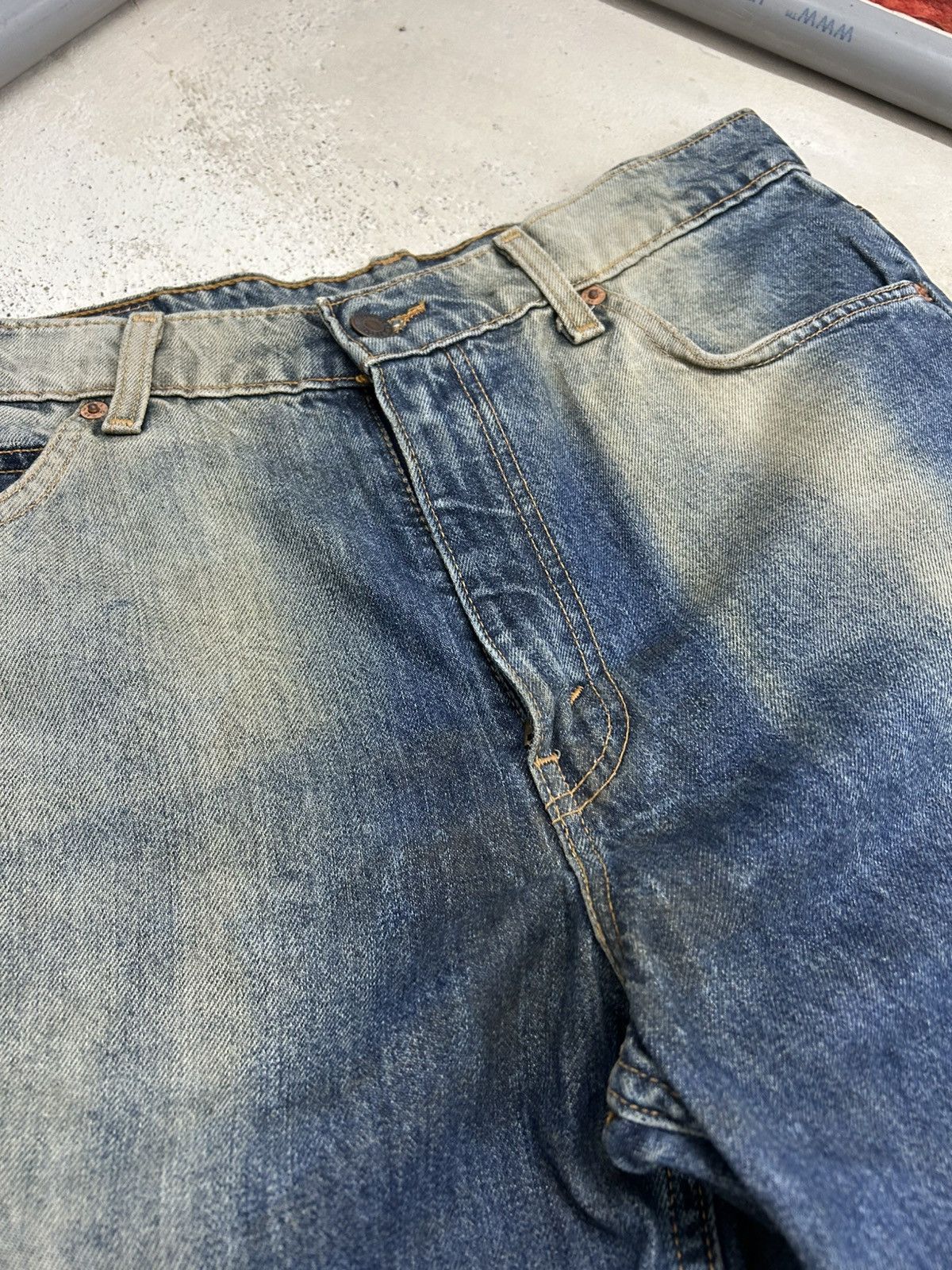 Levi's Vintage Levis 605 Orange Tab Acid Washed Baggy Size US 31 - 11 Thumbnail