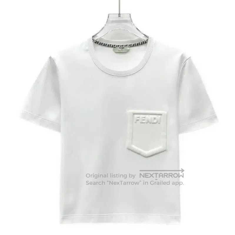 Fendi Fendi White Cotton Ladies T-Shirt, Size M . Size M / US 6-8 / IT 42-44 - 1 Thumbnail