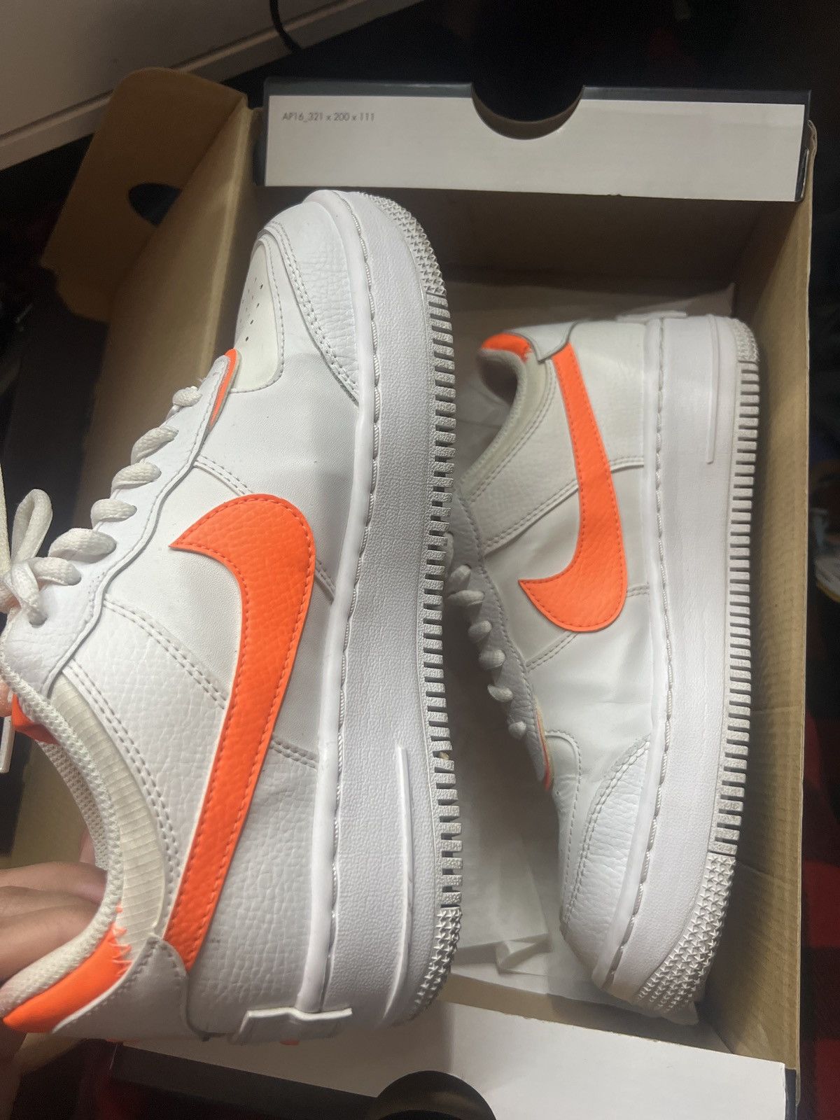 Nike AF1 SHADOW ‘TOTAL ORANGE’ Size US 7.5 / IT 37.5 - 3 Thumbnail