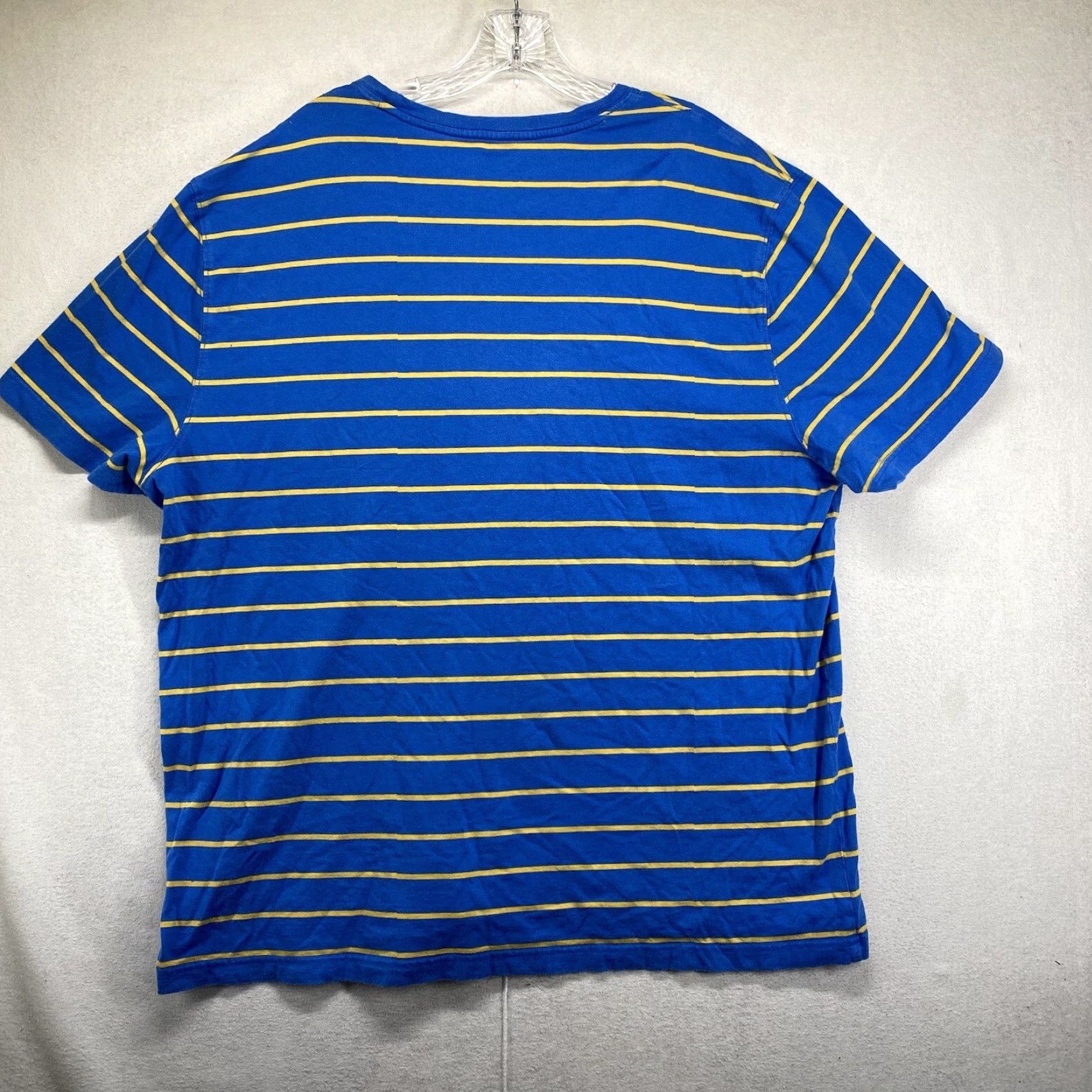 Vintage VINTAGE Saddlebred T-Shirt Men L/XL Short Sleeve Crew Neck Graphic Ramones Logo Cotton Blue & Yellow 80s Punk Grunge Size US L / EU 52-54 / 3 - 2 Thumbnail