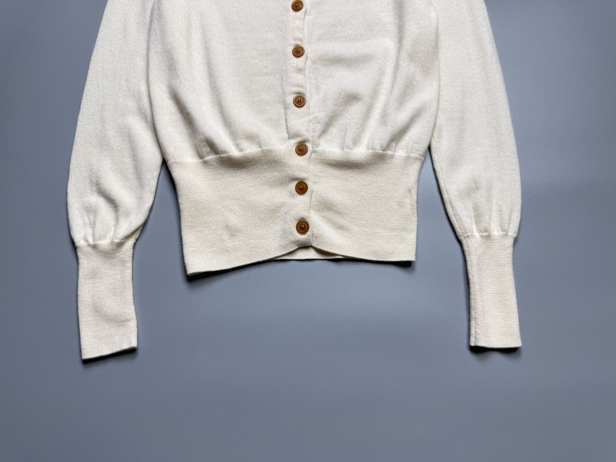 Vivienne Westwood Vivienne Westwood - Bea Cropped In Cream Cardigan Size S / US 4 / IT 40 - 4 Thumbnail