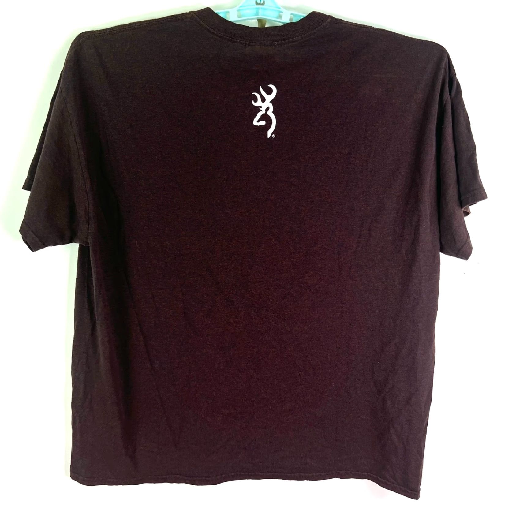 Vintage VINTAGE Browning T Shirt Mens XL Brown Short Sleeve Size US XL / EU 56 / 4 - 7 Thumbnail