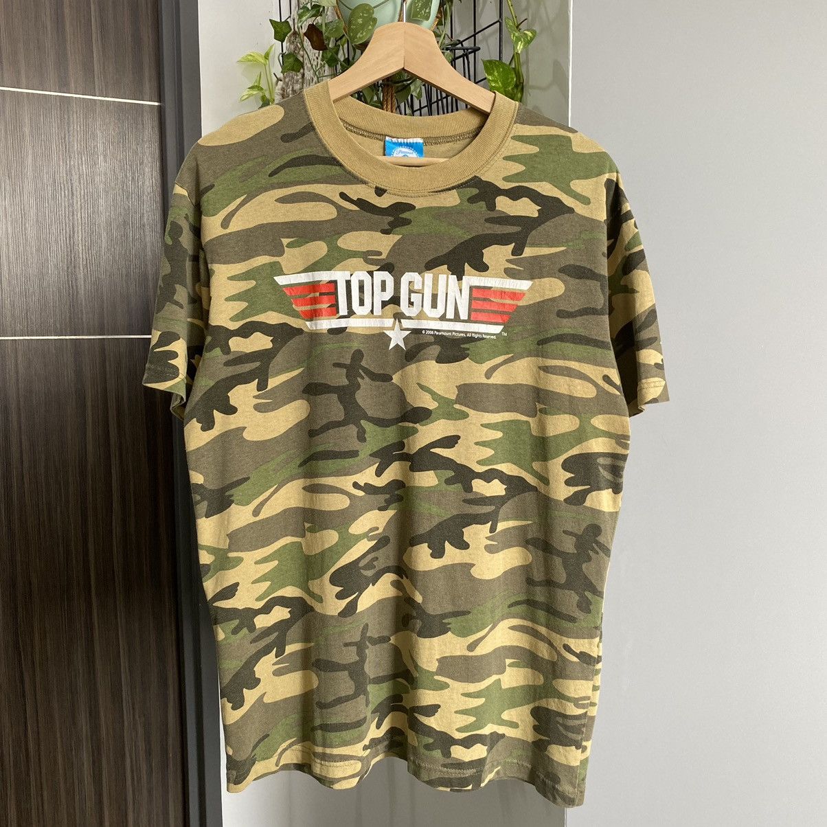 Giant Vintage Y2K Top Gun Paramount Pictures Movie ERD GRUNGE TEE Size US L / EU 52-54 / 3 - 1 Thumbnail