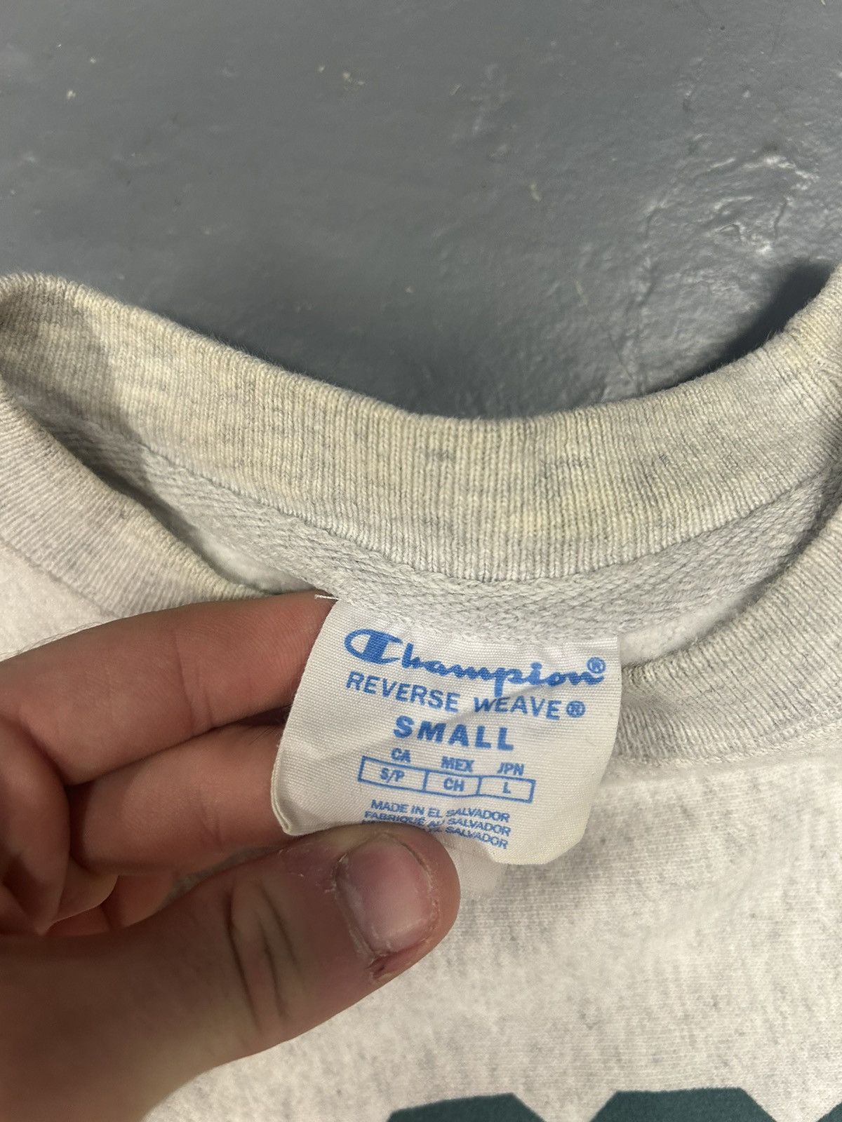 Champion × Vintage Vintage Champion Reverse Weav Grey Husson University Sweater Size US M / EU 48-50 / 2 - 3 Thumbnail