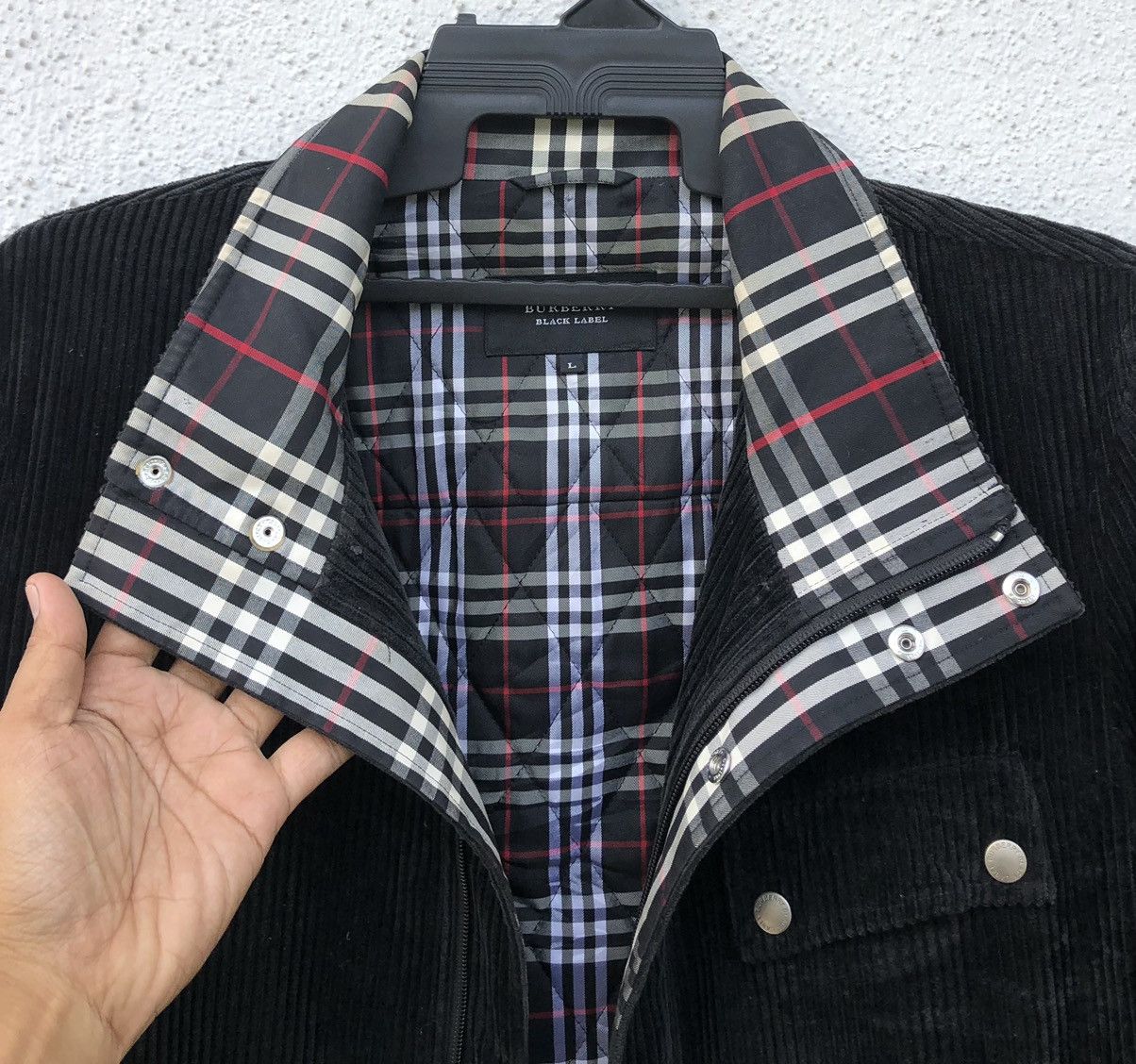 Burberry Burberry Black Label Corduroy Lined Quilted Coats, Jacket Size US L / EU 52-54 / 3 - 15 Thumbnail