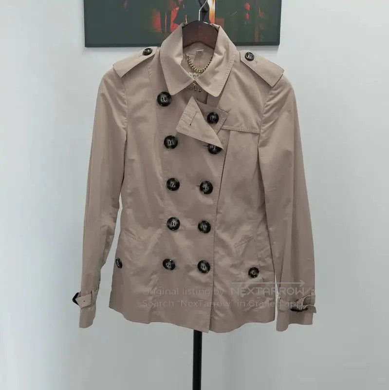 Burberry Burberry Spring Autumn Beige Cotton Trench Coat. Size M / US 6-8 / IT 42-44 - 1 Thumbnail