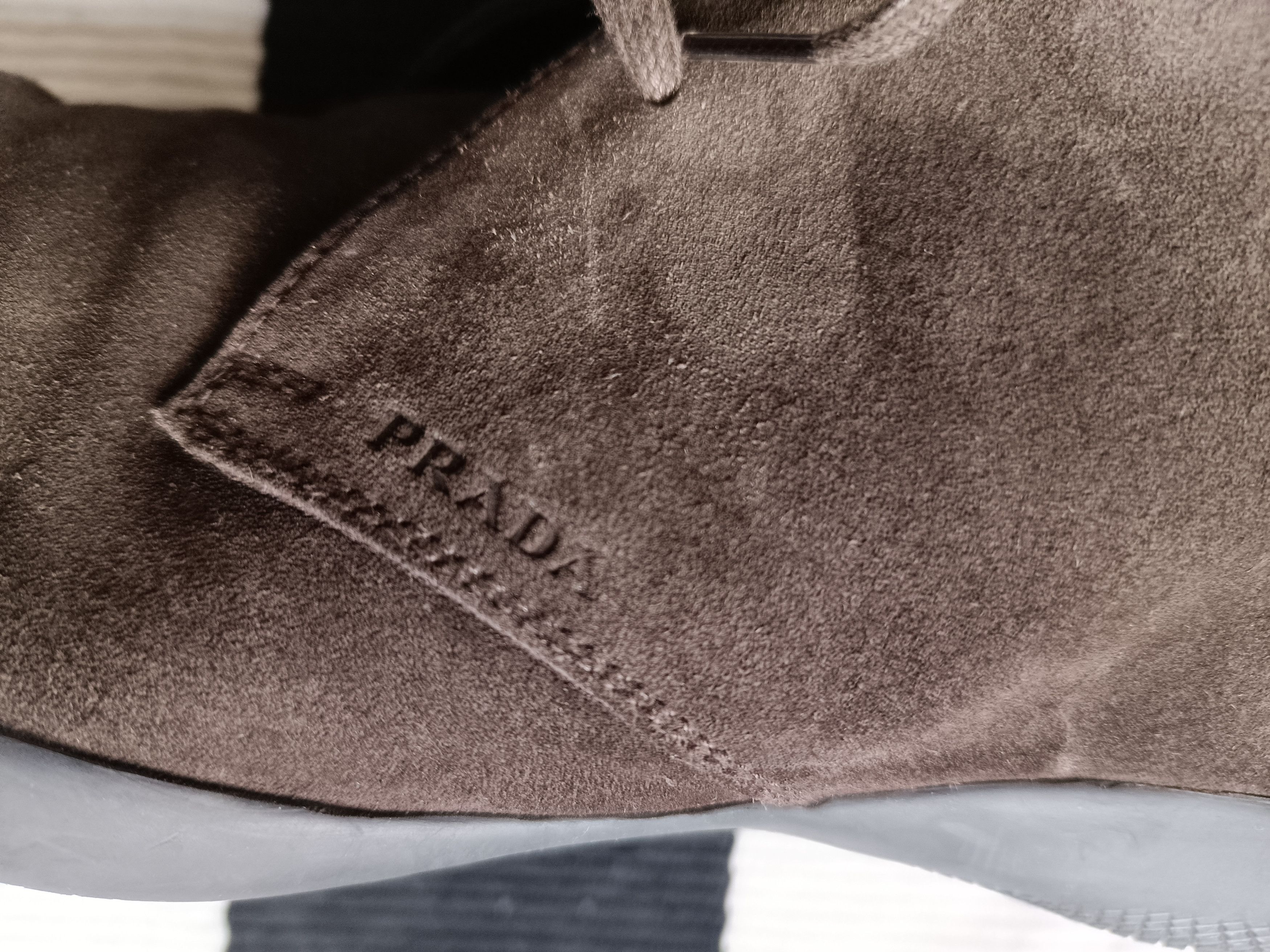 Prada Prada brown suede desert boots Size US 11.5 / EU 44-45 - 13 Thumbnail