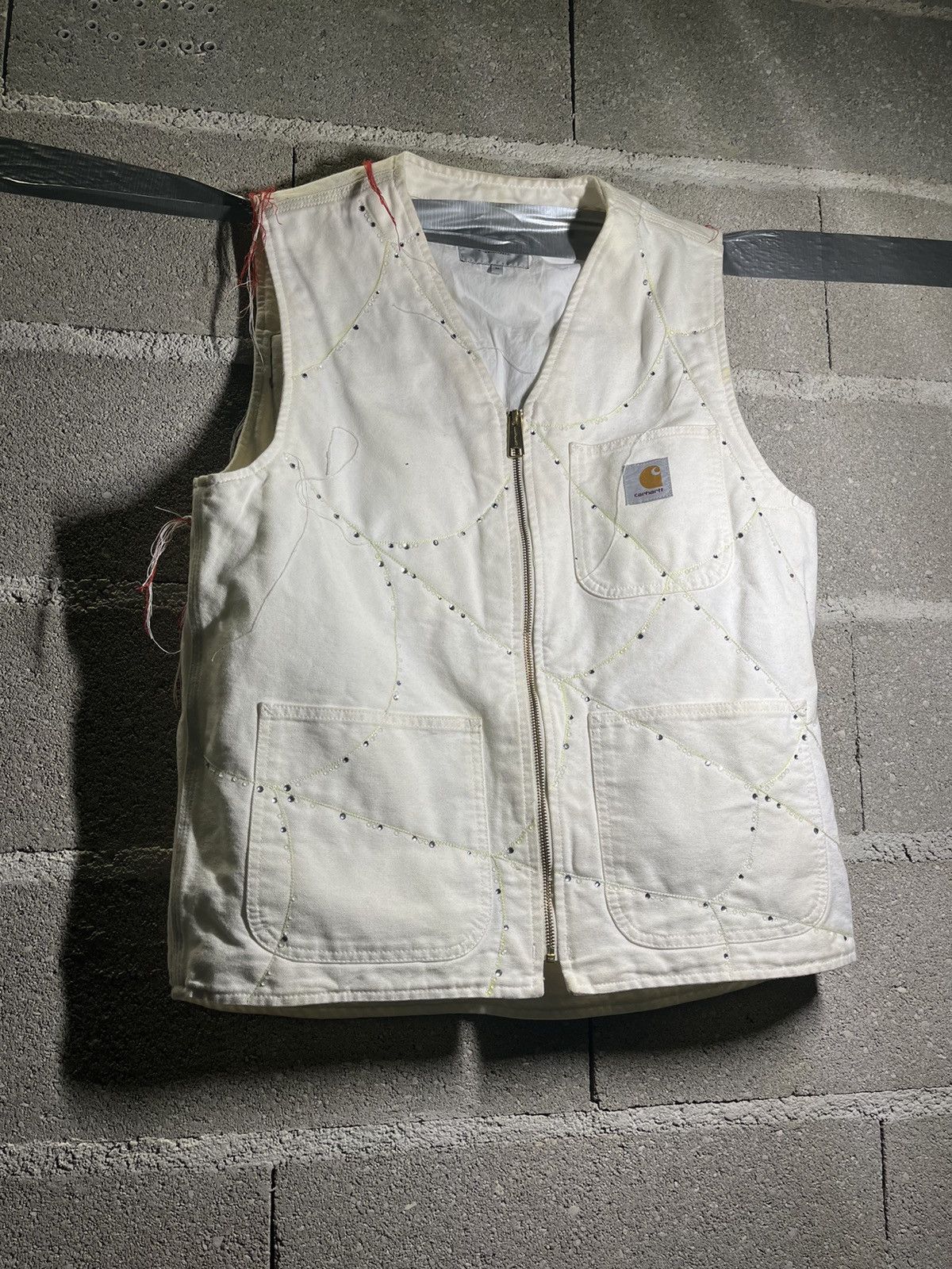 Carhartt × Handmade × Marvel Comics Carhartt Arctic veste x Venom chainstichembroidery Size US M / EU 48-50 / 2 - 1 Thumbnail