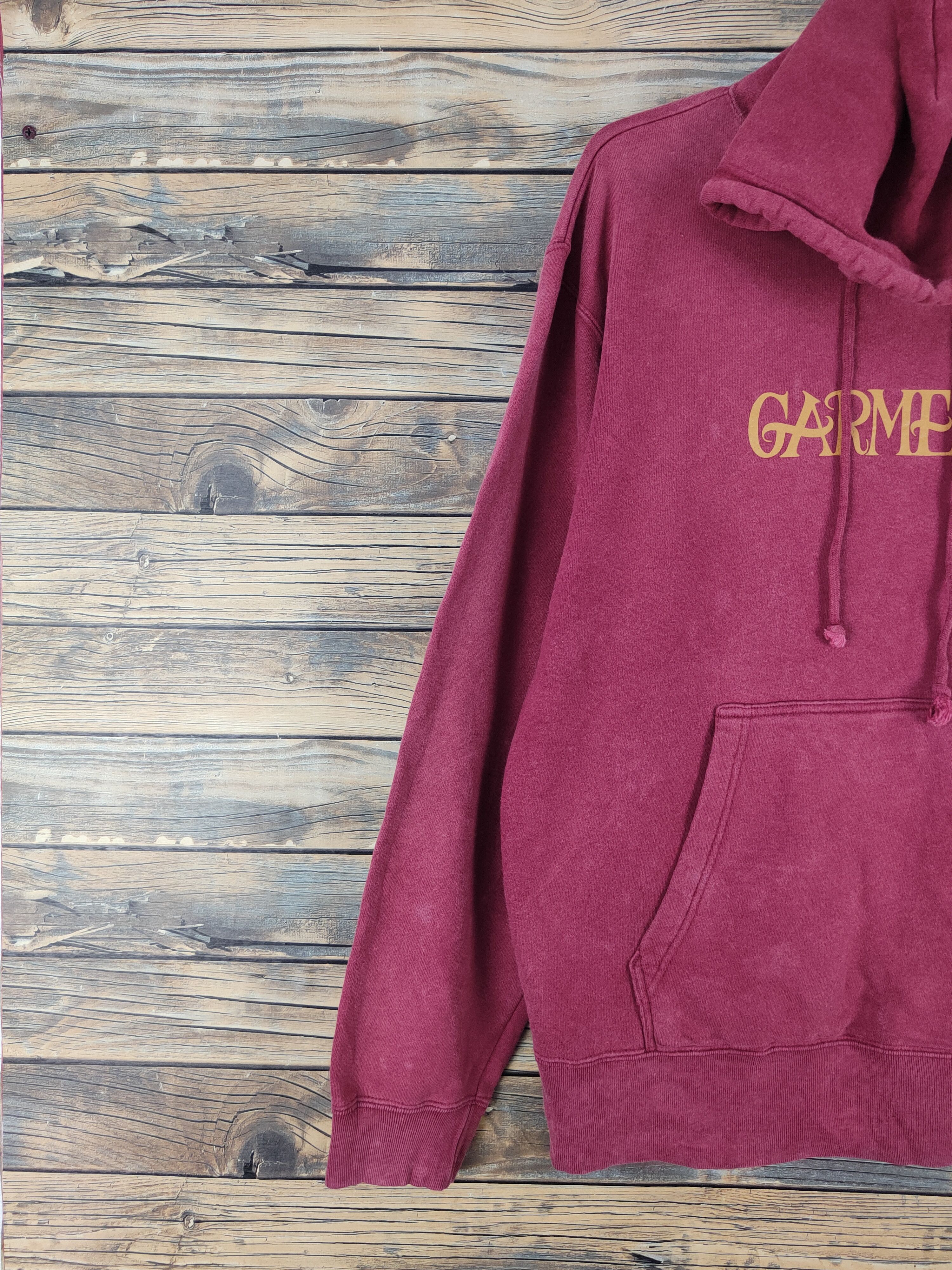Japanese Brand Hildk Red Faded Hoodie Sweatshirts #W2050 Size US L / EU 52-54 / 3 - 4 Thumbnail