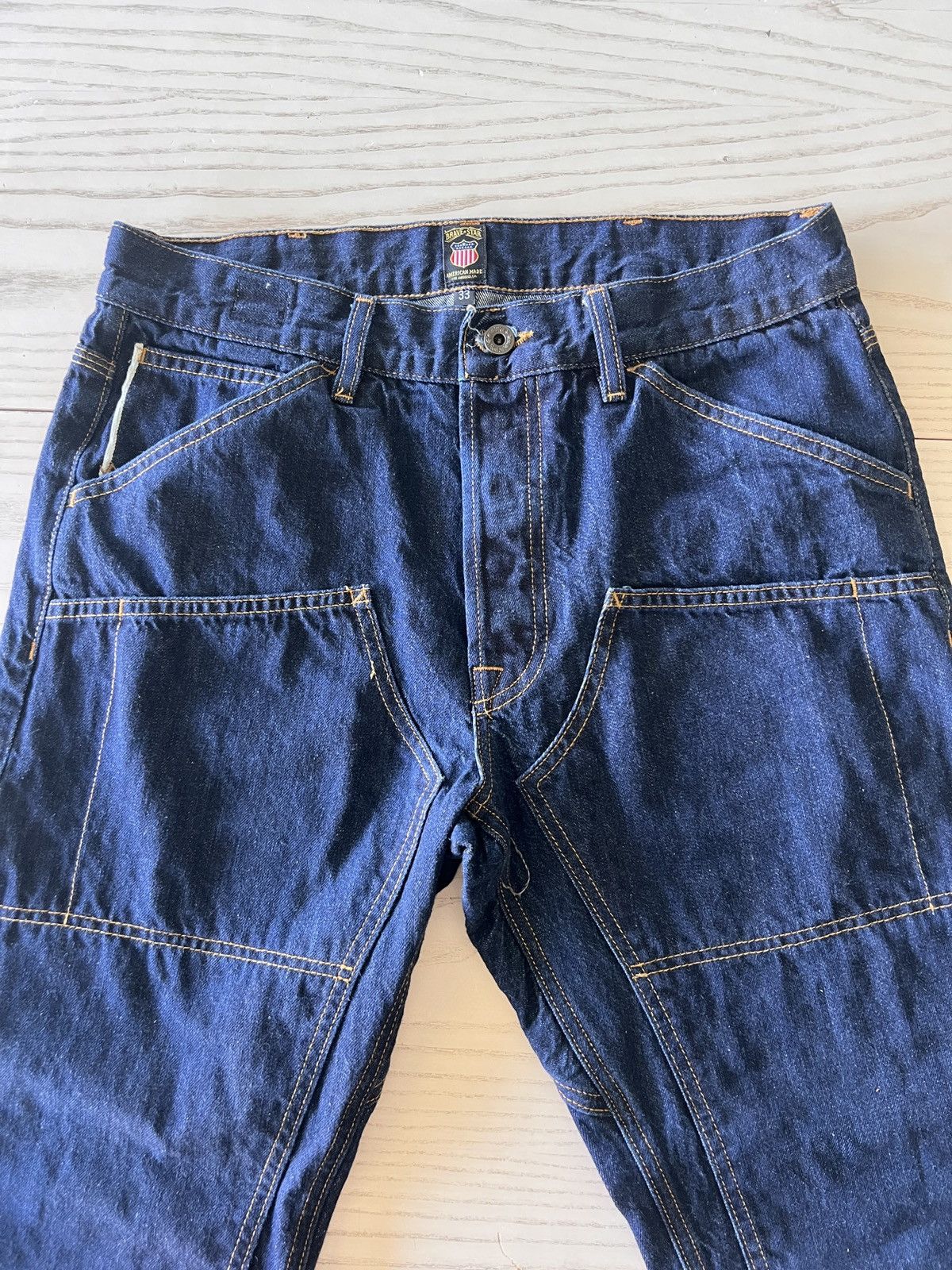 Brave Star Selvage Brave Star Selvage Double Knee Denim – Size 33 Carpenter Size US 33 - 4 Thumbnail