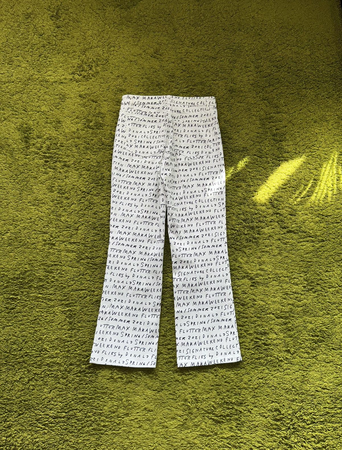 Max Mara Max Mara Weekend x Donald Robertson flared monogram jeans Size 30" / US 8 / IT 44 - 4 Thumbnail