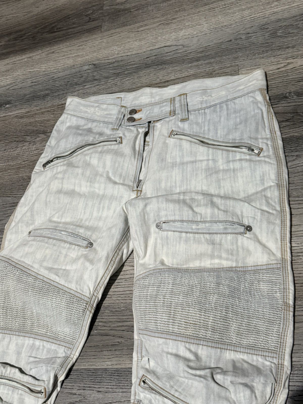 CABANE de ZUCCa Cabane de Zucca biker jeans Size US 32 / EU 48 - 2 Thumbnail