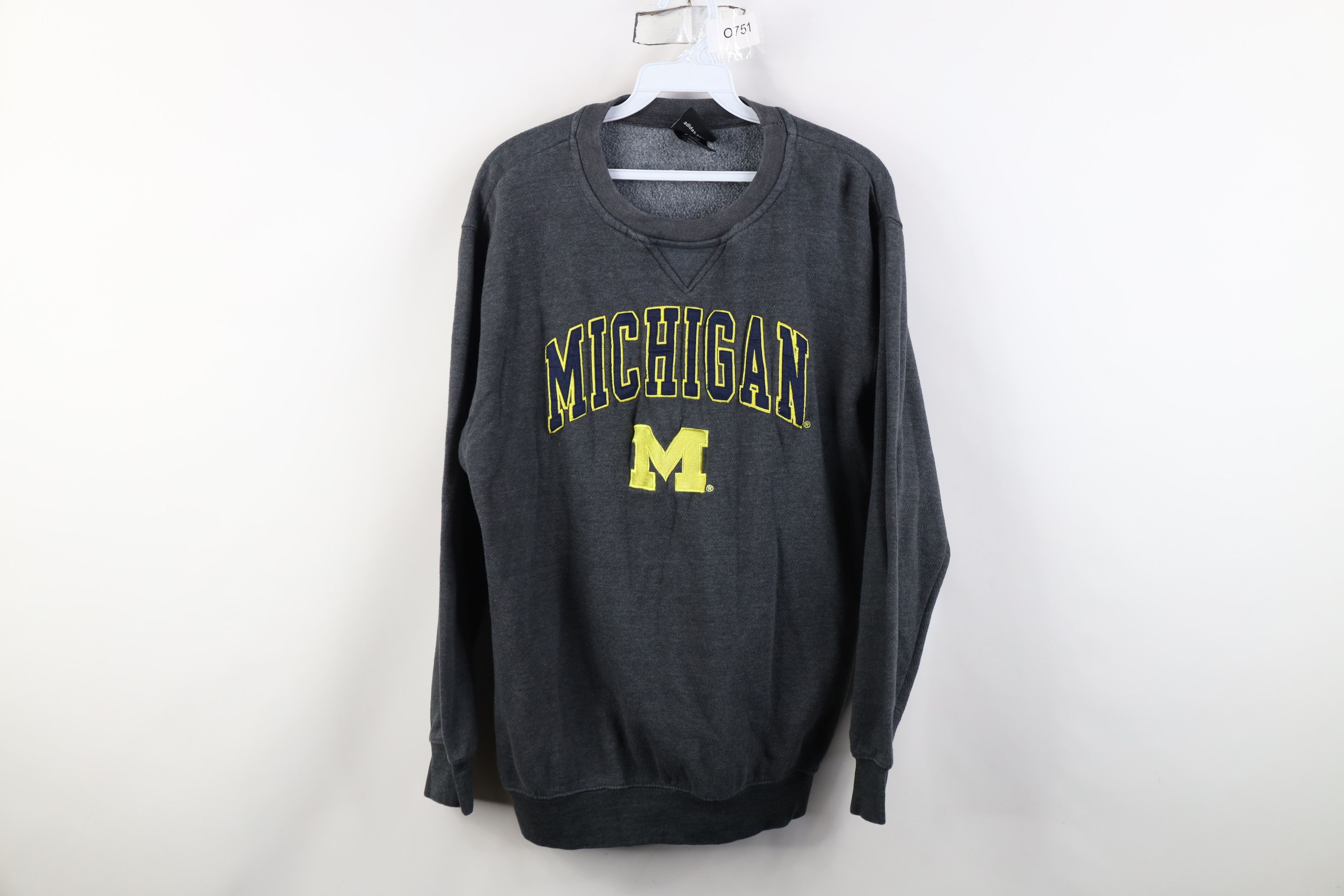 Adidas Adidas Block M University of Michigan Crewneck Sweatshirt Size US M / EU 48-50 / 2 - 1 Thumbnail