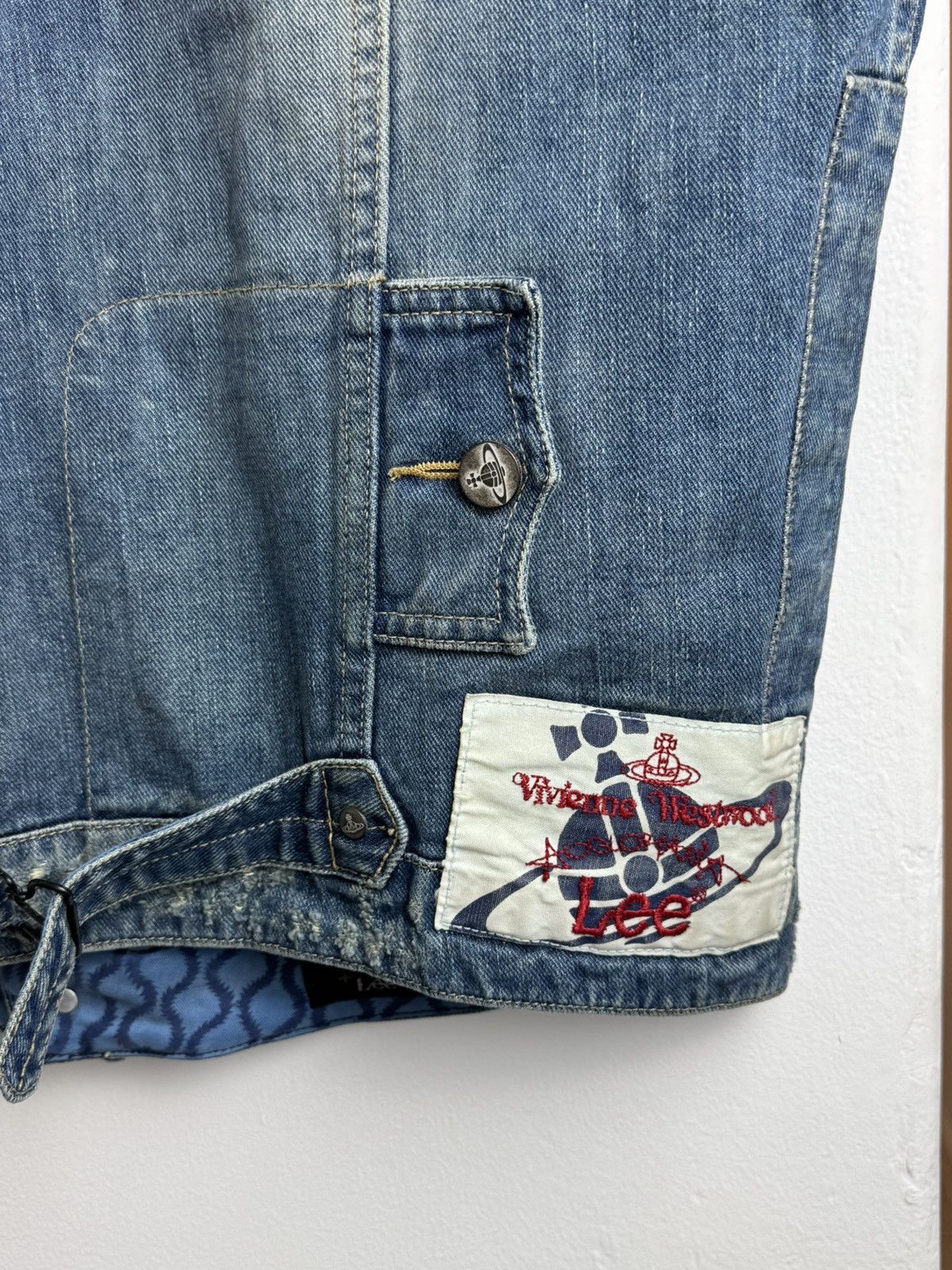 Lee × Vintage × Vivienne Westwood Vivienne Westwood X Lee Jeans Vest Luxury Brand Rare Item Size US XL / EU 56 / 4 - 8 Thumbnail