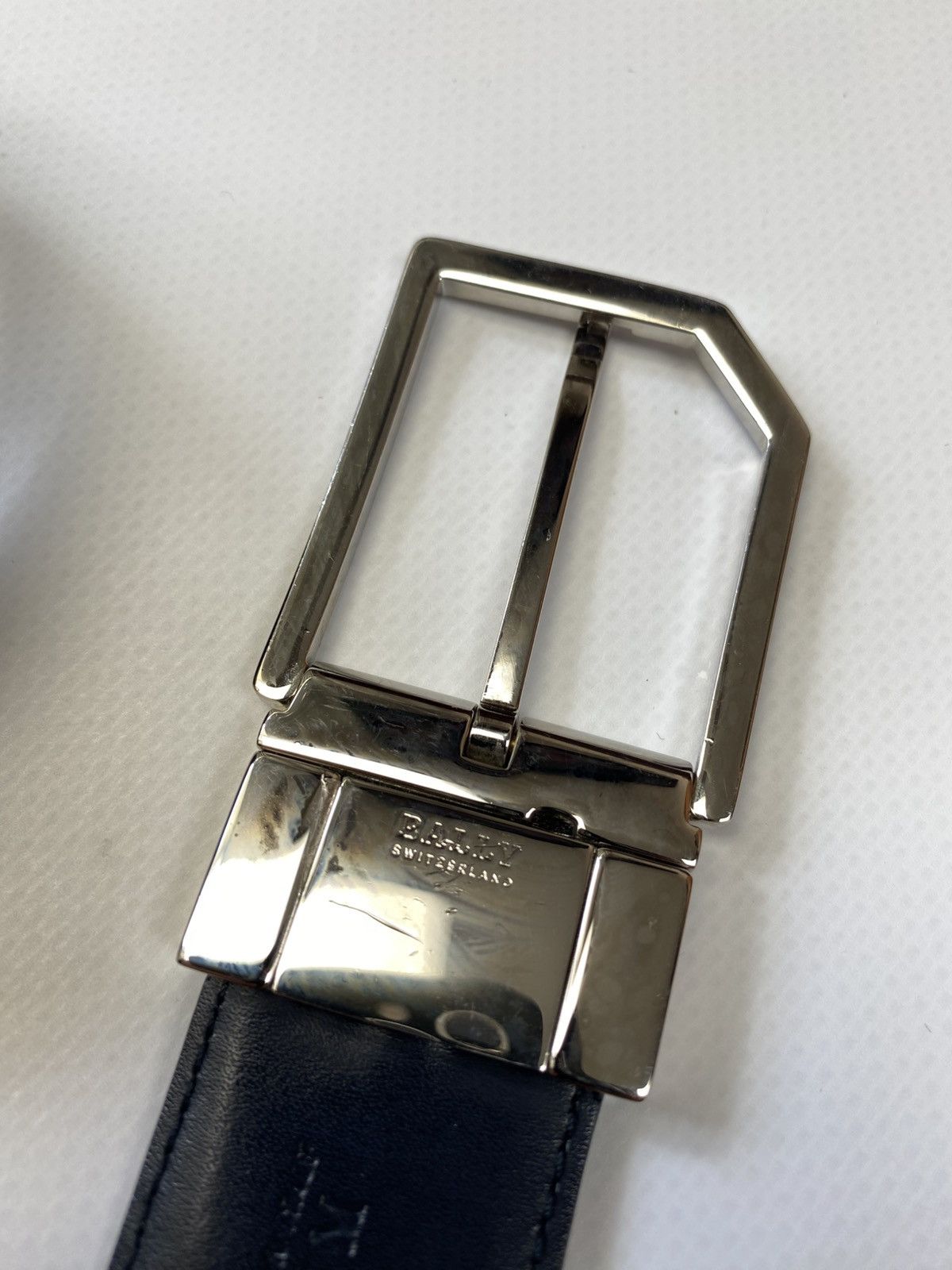 Bally Bally Leather Belt Men’s Black/Gold Luxury Style Size ONE SIZE - 4 Thumbnail
