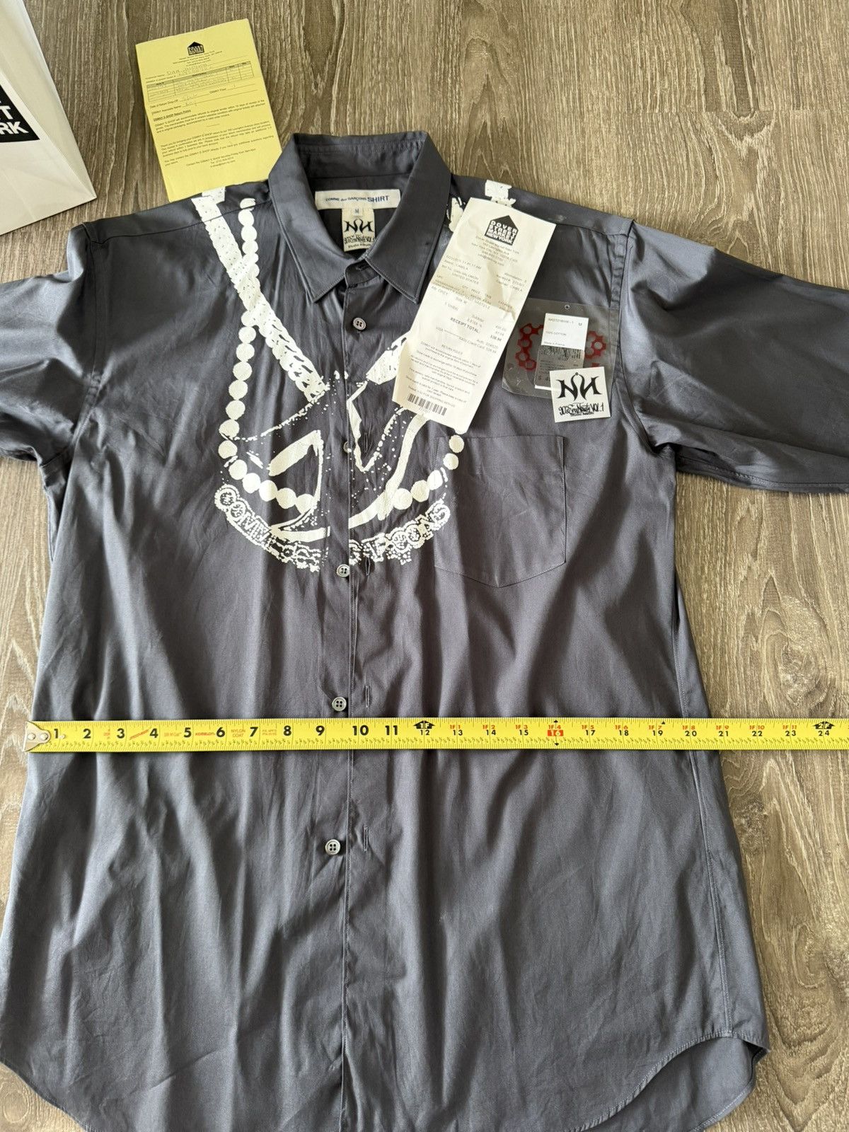 Comme des Garcons CDG x ASAP Nast Button Down Shirt M | DSM | Hand Painted Size US M / EU 48-50 / 2 - 8 Thumbnail