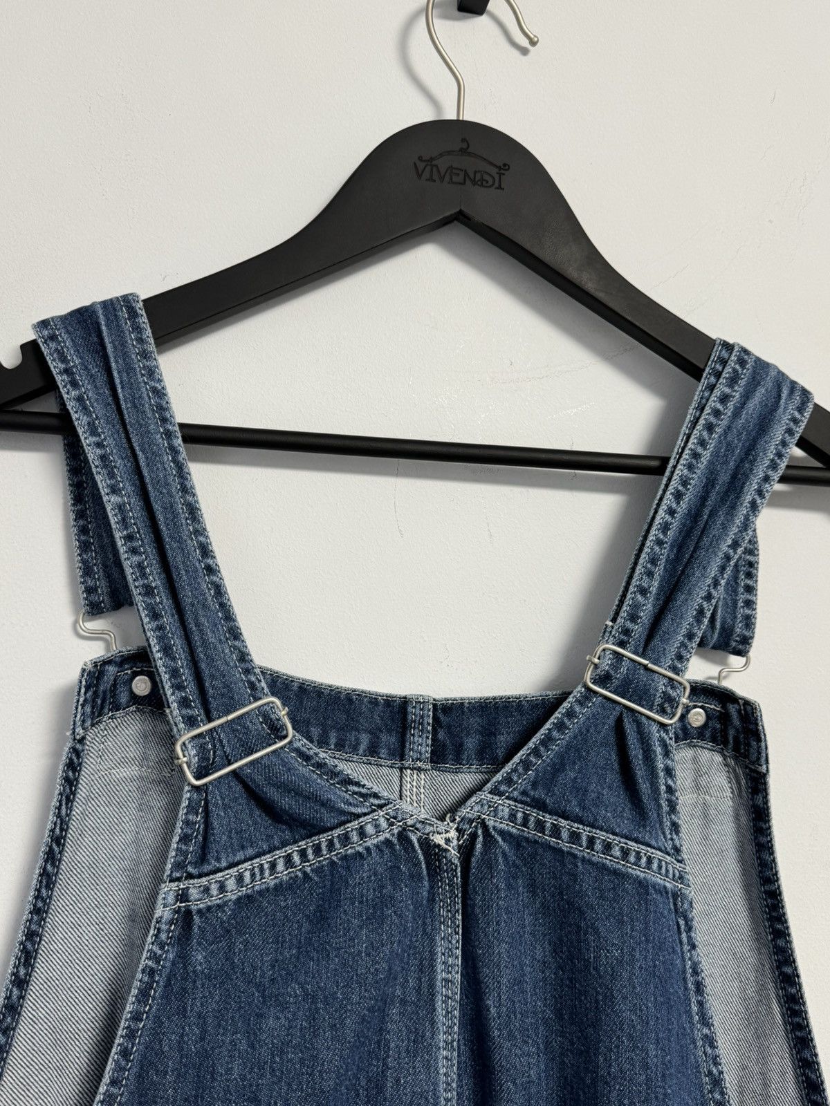 Carhartt Wip CARHARTT WIP W BIB OVERALL GALENA BLUE DARK STONE WASHED SZL Size 32" / US 10 / IT 46 - 18 Thumbnail