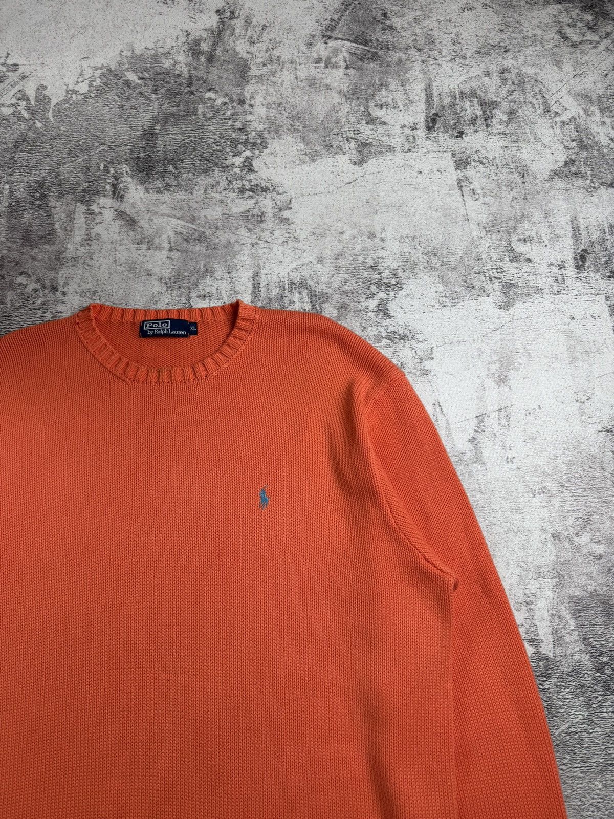 Polo Ralph Lauren Ralph Lauren Cotton Knited Peach Sweatshirt Sweater Pullover Size US XL / EU 56 / 4 - 6 Thumbnail