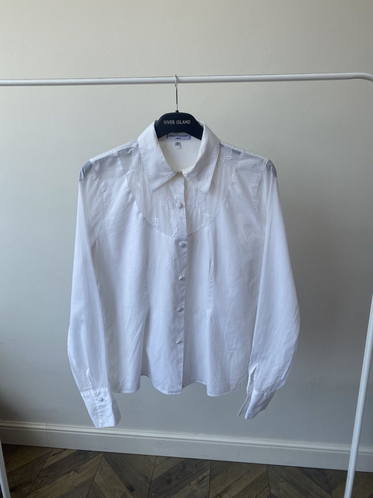 ANNE FONTAINE Vintage Anne Fontaine Paris womens button up shirt Size XS / US 0-2 / IT 36-38 - 2 Thumbnail