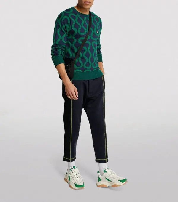 Vivienne Westwood o1y0525 Jogger & Sweatpant in Midnight Blue/Black Size US 28 / EU 44 - 5 Thumbnail