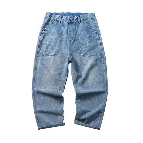 Japanese Brand 20SS Indigo Union Japan Denim Casual Minimal slants Size US 32 / EU 48 - 2 Thumbnail