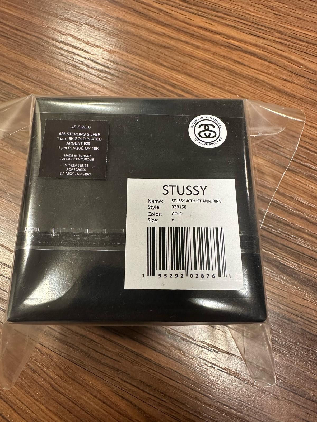 Jewelry × Stussy × Vintage CC000021 Size: 6 / Stüssy 40th Anniversary Ring in Gold Size ONE SIZE - 10 Thumbnail
