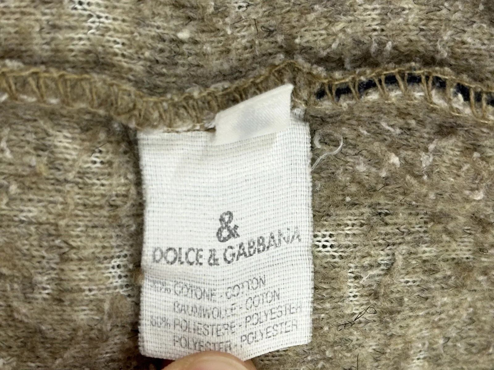 Dolce & Gabbana × Vintage VINTAGE 2000s DOLCE GABBANA DG WOMENS FLEECE SWEATER ZIP Size M / US 6-8 / IT 42-44 - 21 Thumbnail