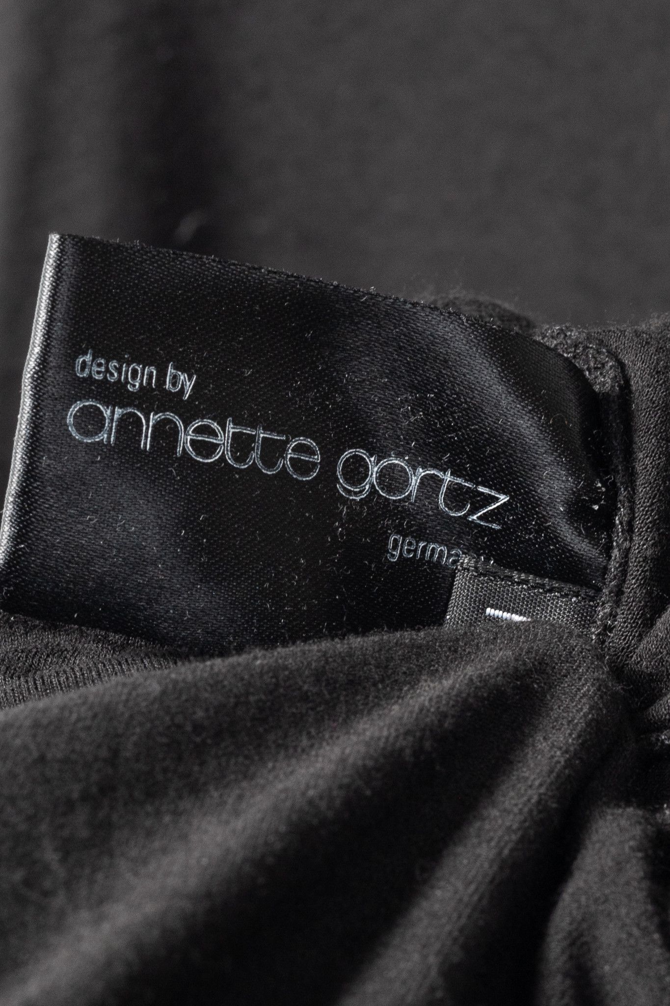 Annette Gortz Annette Gortz Faro Black Jersey Drawstring-Hem Tunic Size M / US 6-8 / IT 42-44 - 8 Thumbnail
