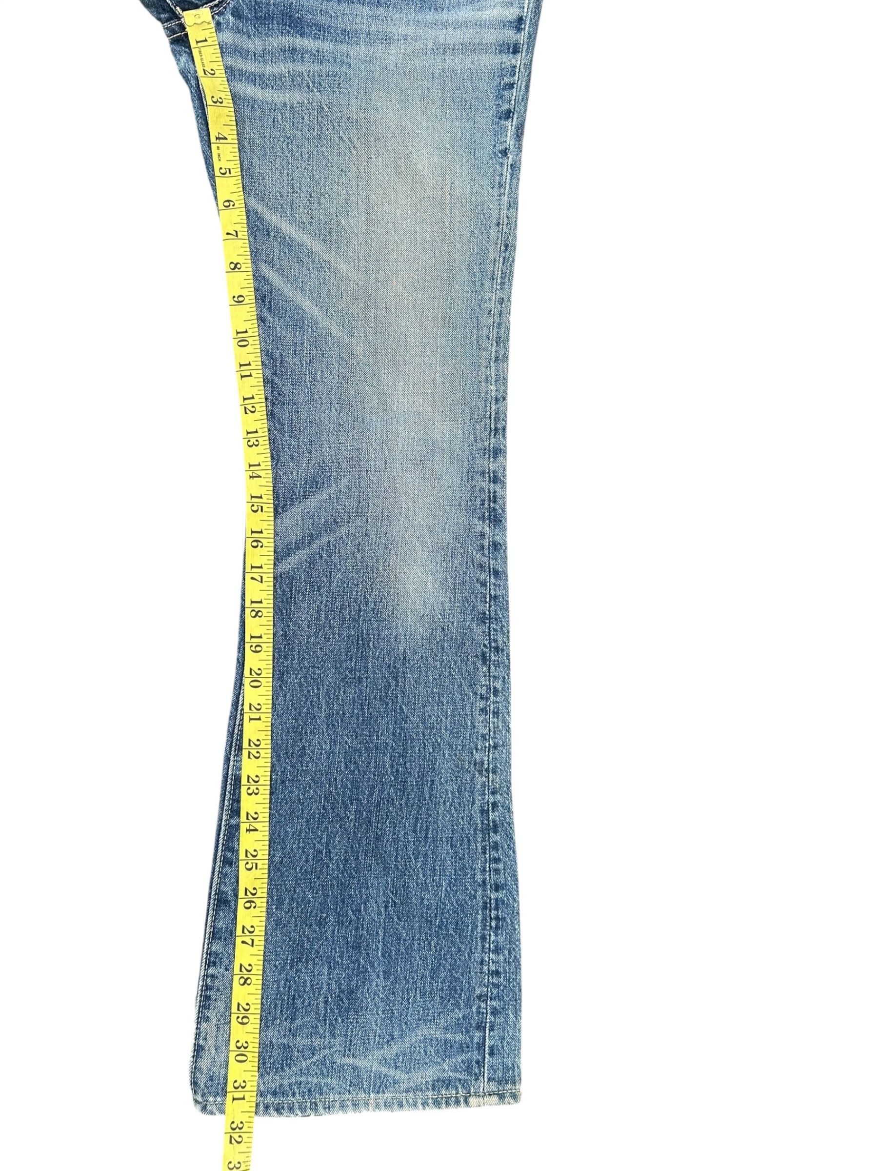 Kapital Flare Sugar Cane Vintage Distressed Denim Jeans Size US 31 - 18 Thumbnail