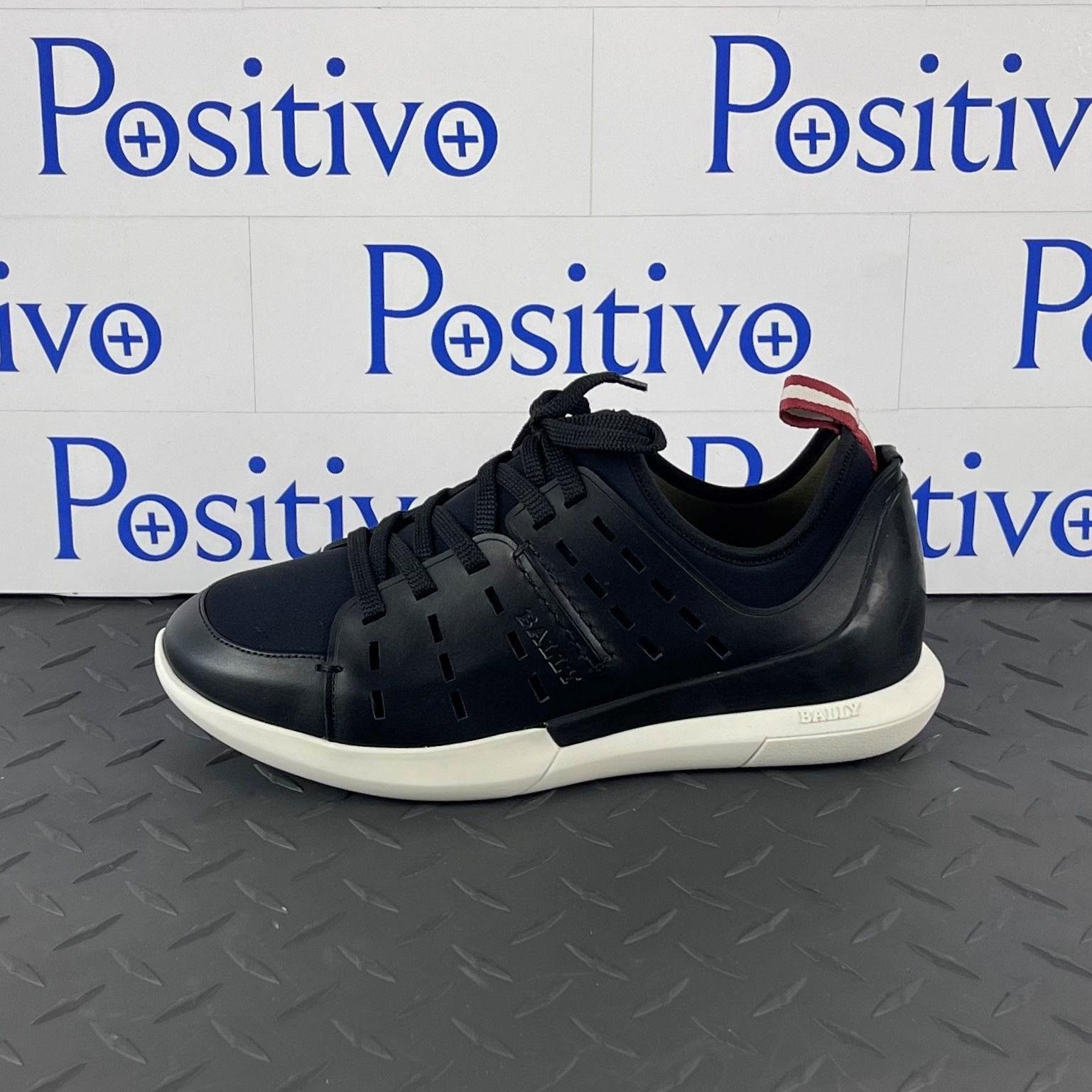 image of Bally Avary Black Leather Sneakers Us 6, Men's