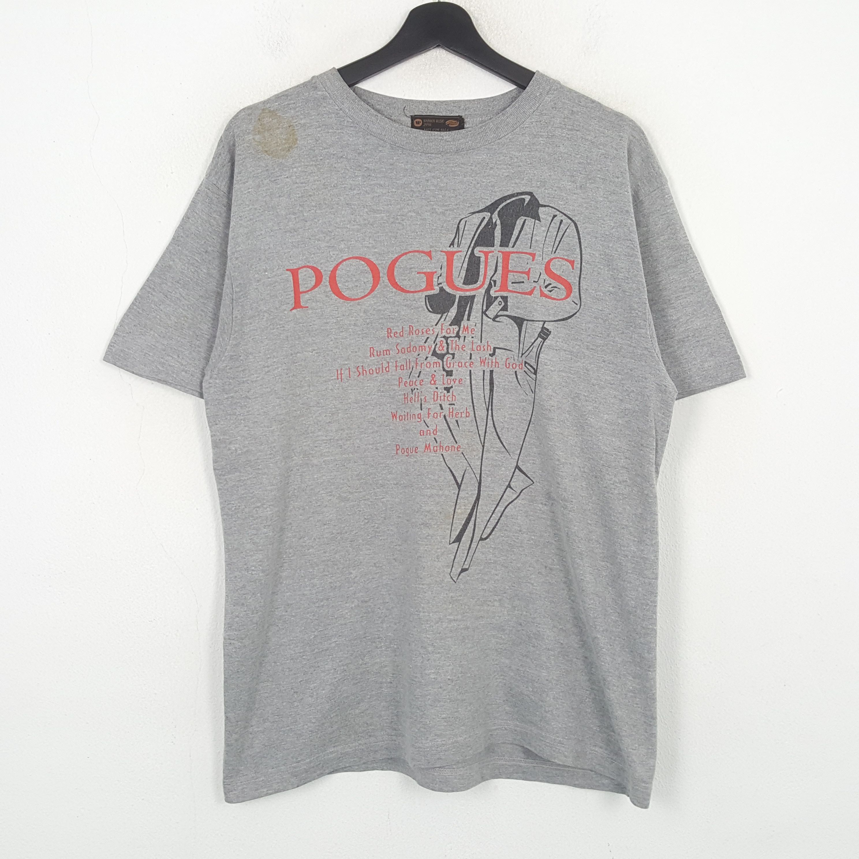 Band Tees The Pogues Band Tees Tshirt RR25 Size US L / EU 52-54 / 3 - 1 Thumbnail