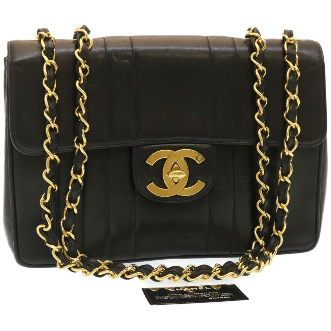 Chanel CHANEL Mademoiselle Big Coco Mark Chain Shoulderbag Lamb Size ONE SIZE - 1 Thumbnail