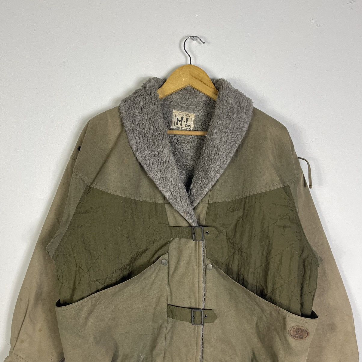 Issey Miyake Vintage Henri Luc chapuis Hybrid Military Bomber Jacket Size US M / EU 48-50 / 2 - 4 Thumbnail