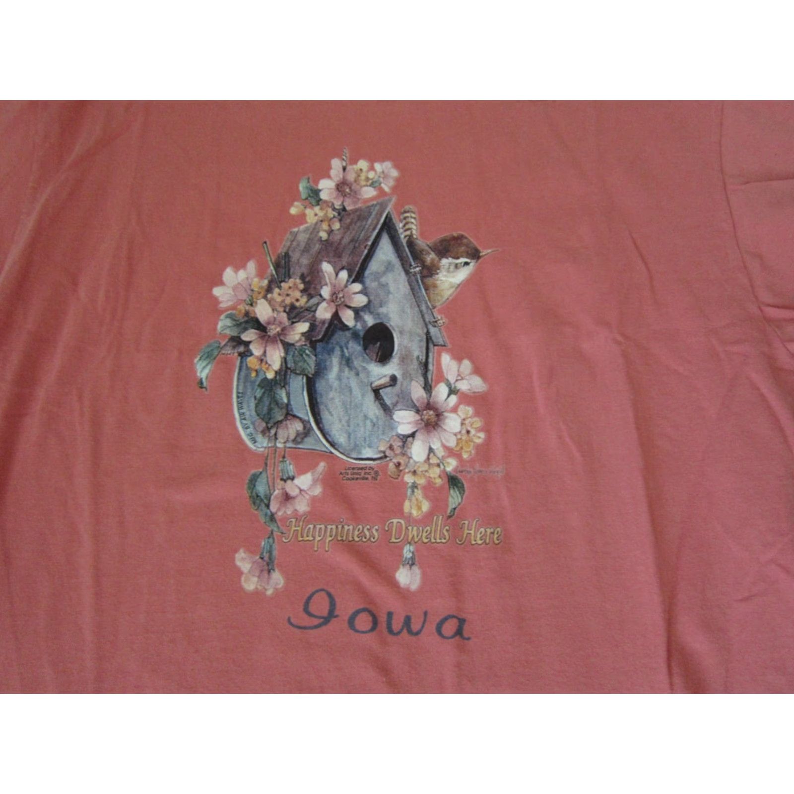 Vintage VINTAGE Grandma Shirt Mens L Pink 90s Birdhouse Tee T Cottage Core Birds Shirt Mens L Pink 90s Birdhouse Tee T Size US L / EU 52-54 / 3 - 2 Thumbnail