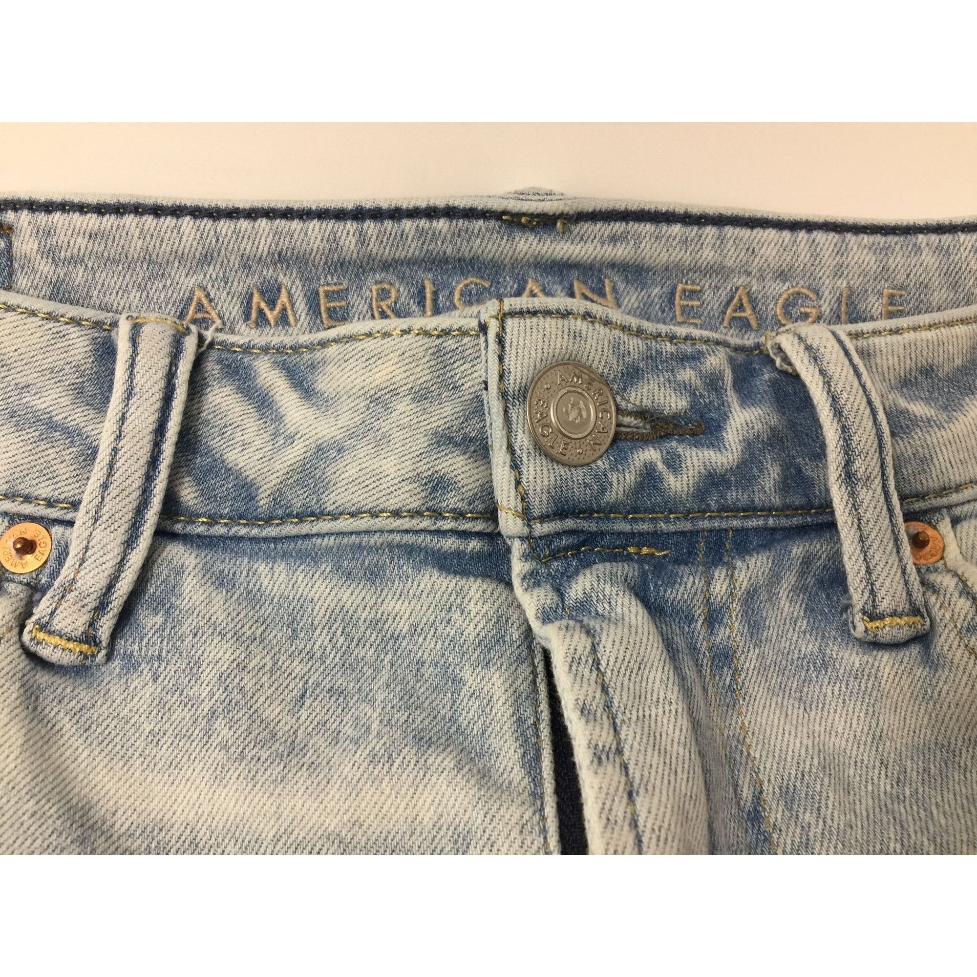 American Eagle Outfitters Mens American Eagle Airflex 360 Slim Blue Jeans Size 32x30 Size US 32 / EU 48 - 7 Thumbnail