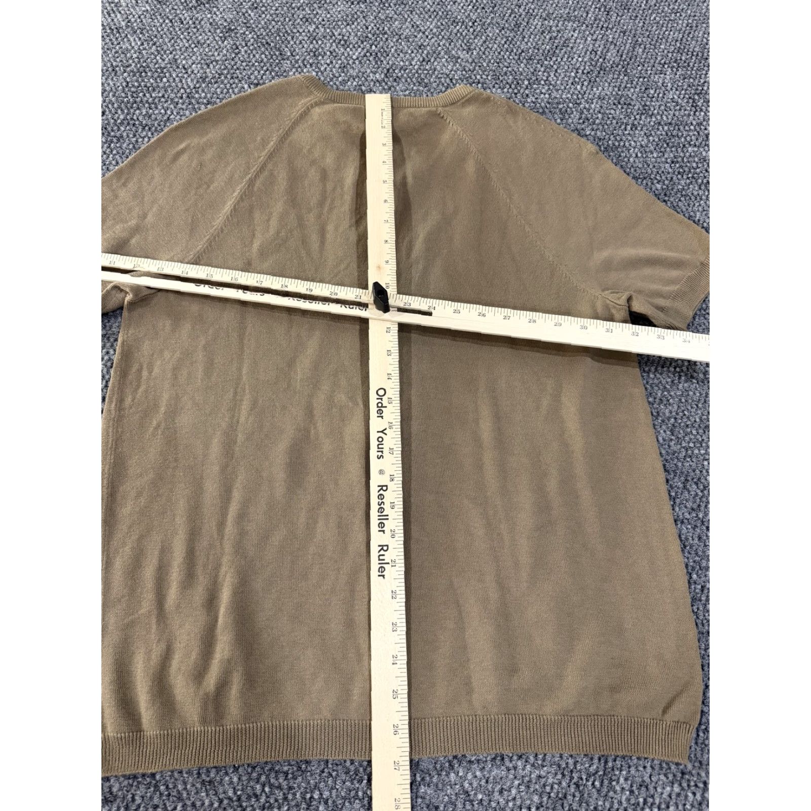 Armani Exchange Armani Exchange Sweater Mens XL Brown V-Neck Short Sleeve Cotton Knit A|X Logo Size US XL / EU 56 / 4 - 7 Thumbnail