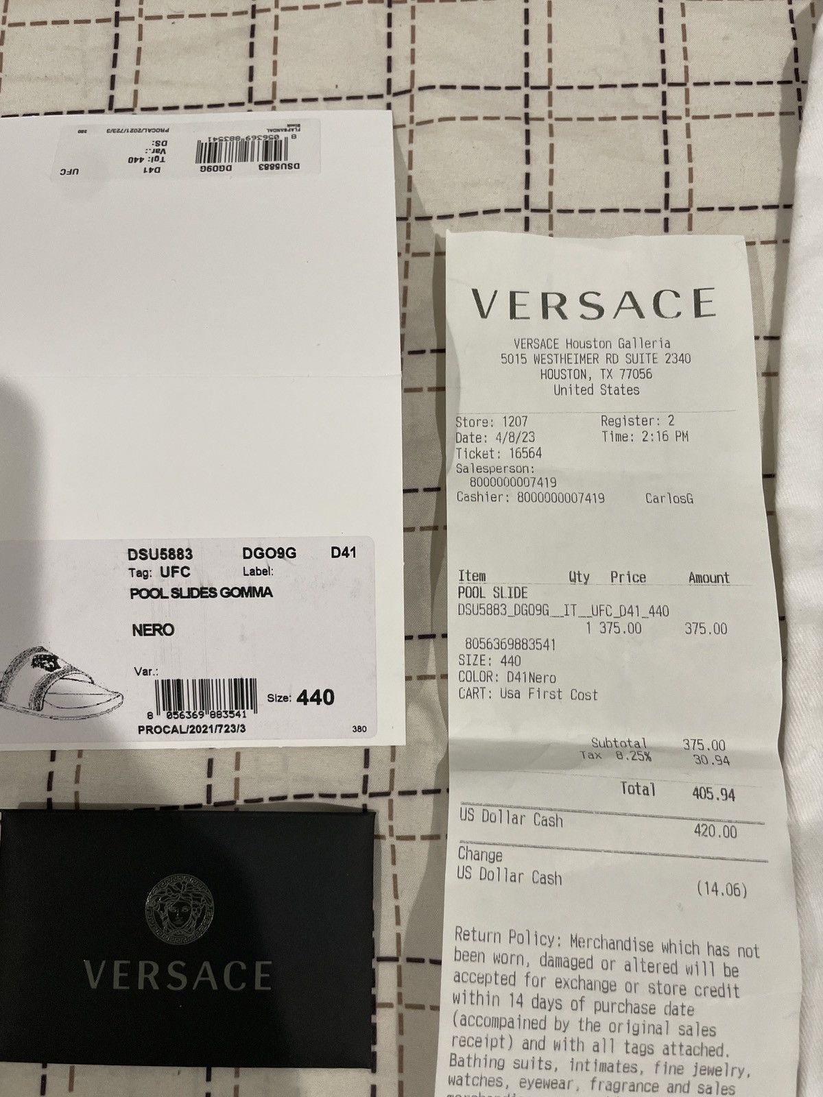 Versace Versace Pool Slides Gomma Size US 11 / EU 44 - 7 Thumbnail