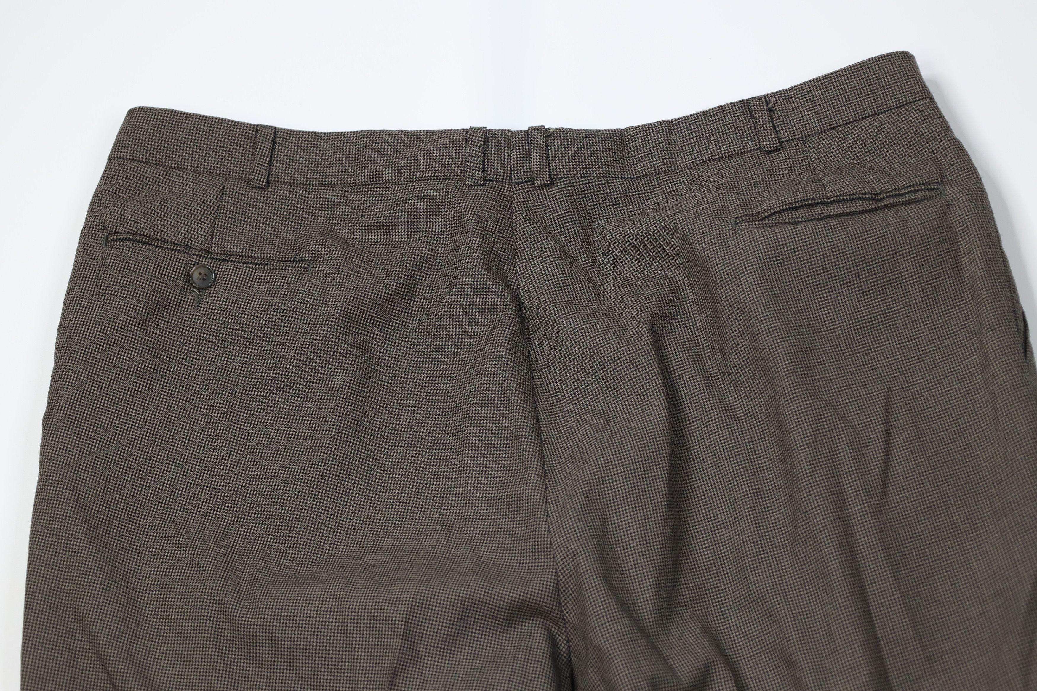 Vintage Vintage 90s Streetwear Houndstooth Wide Leg Chino Pants Size US 40 / EU 56 - 8 Thumbnail