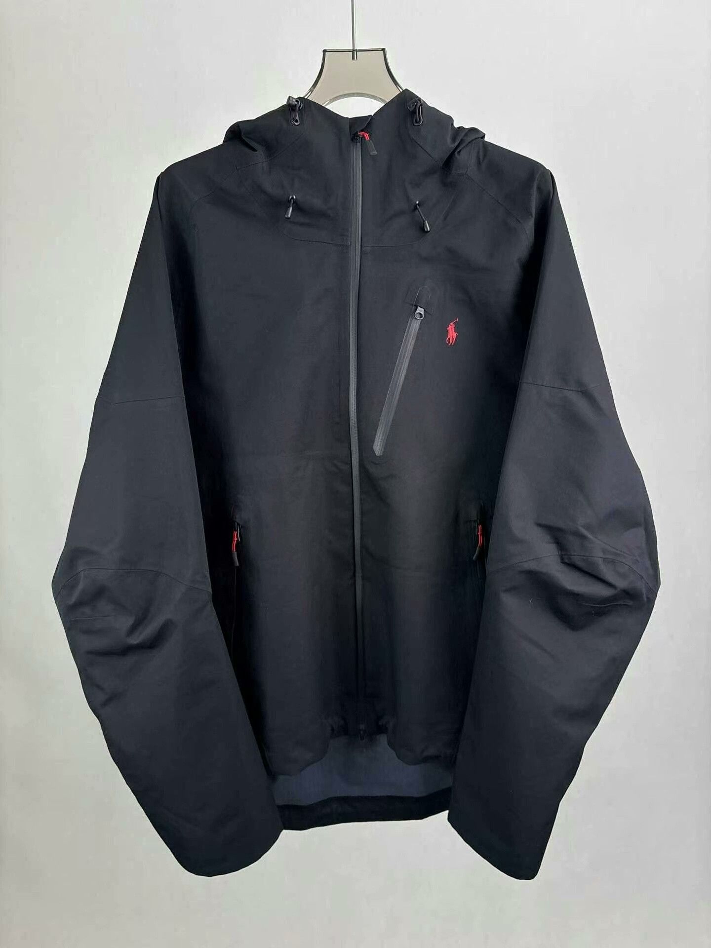 Polo Ralph Lauren Polo Ralph Lauren Black Shell Windbreaker Jacket XXL Size US XXL / EU 58 / 5 - 1 Thumbnail