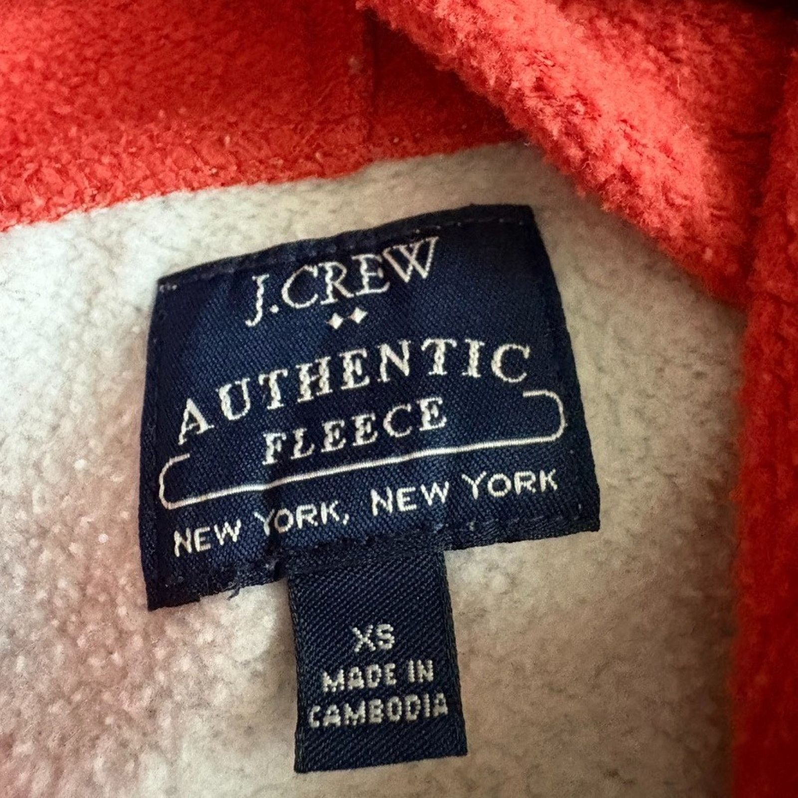 J.Crew J Crew Authentic Fleece Two Toned Hoodie Men's Size XS 100% Size US XS / EU 42 / 0 - 3 Thumbnail