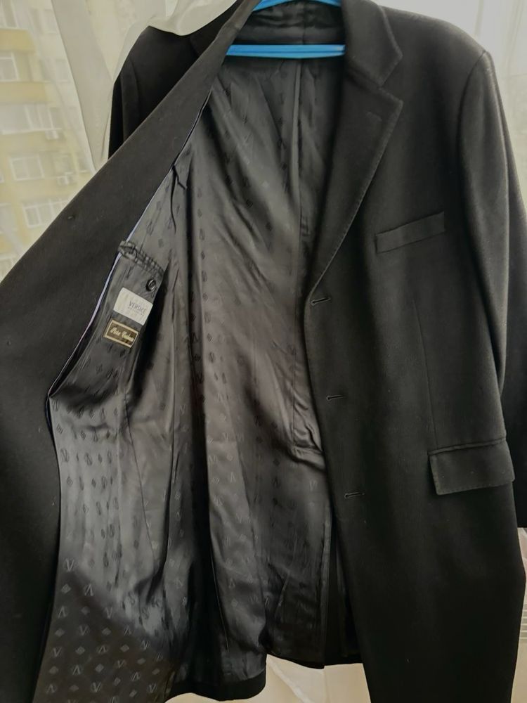 Versace Versace Wool Cashmere Coat Size US XL / EU 56 / 4 - 2 Thumbnail