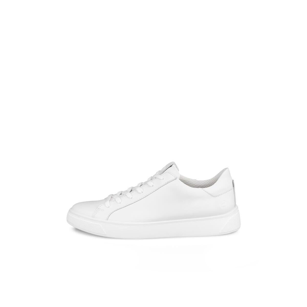 Ecco ECCO MEN'S 47 STREET TRAY TRIPLE WHITE CASUAL LEATHER SNEAKE Size US 13 / EU 46 - 2 Thumbnail
