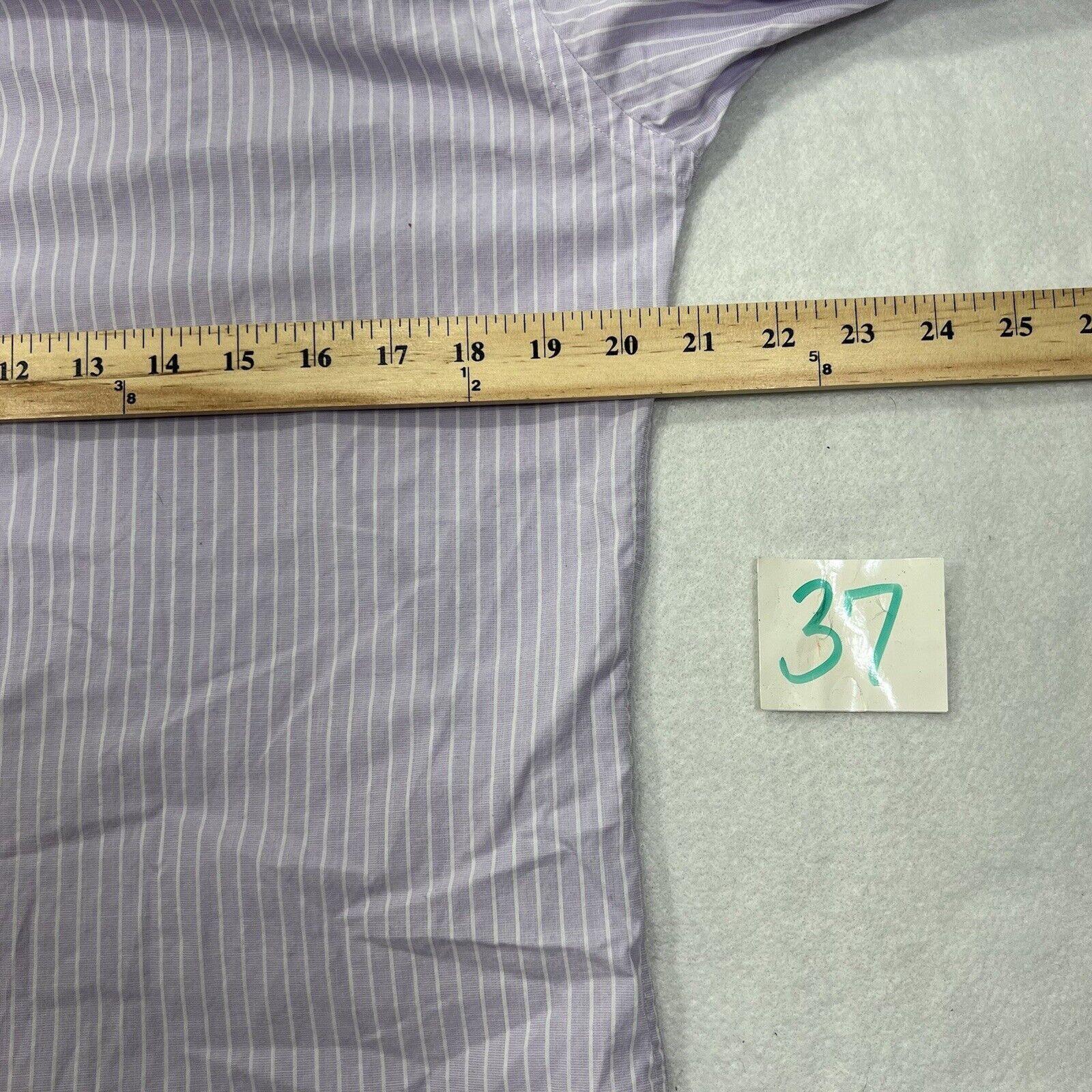 Dockers Dockers Medium 15 Fitted Purple Button Front Dress Shirt Size US M / EU 48-50 / 2 - 7 Thumbnail