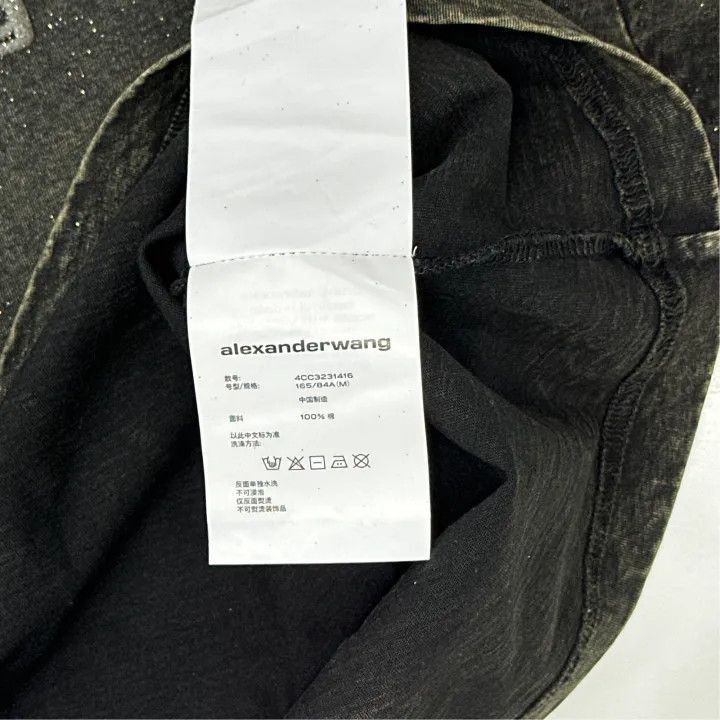Alexander Wang Alexander Wang Logo Print Short Sleeve T-Shirt - Size M / US 6-8 / IT 42-44 - 3 Thumbnail