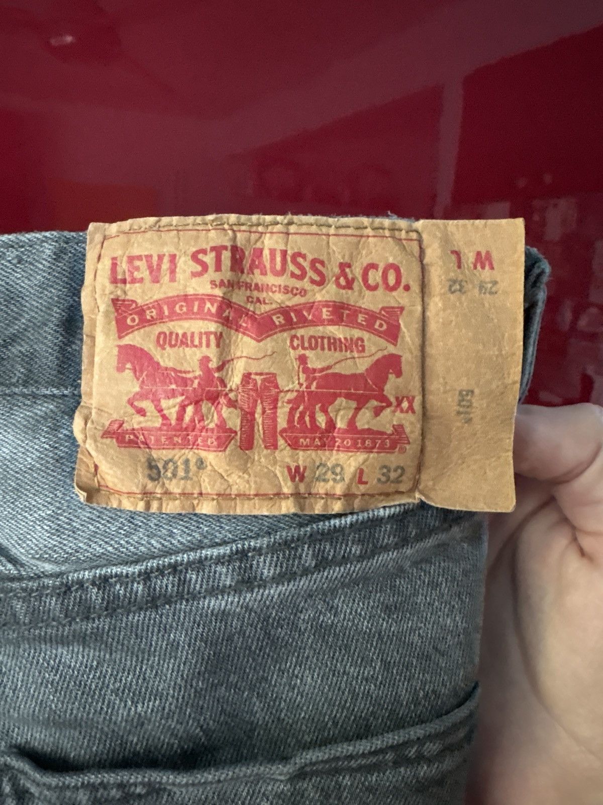 Levi's Levi’s 501 classic fit jeans Size US 29 - 3 Thumbnail