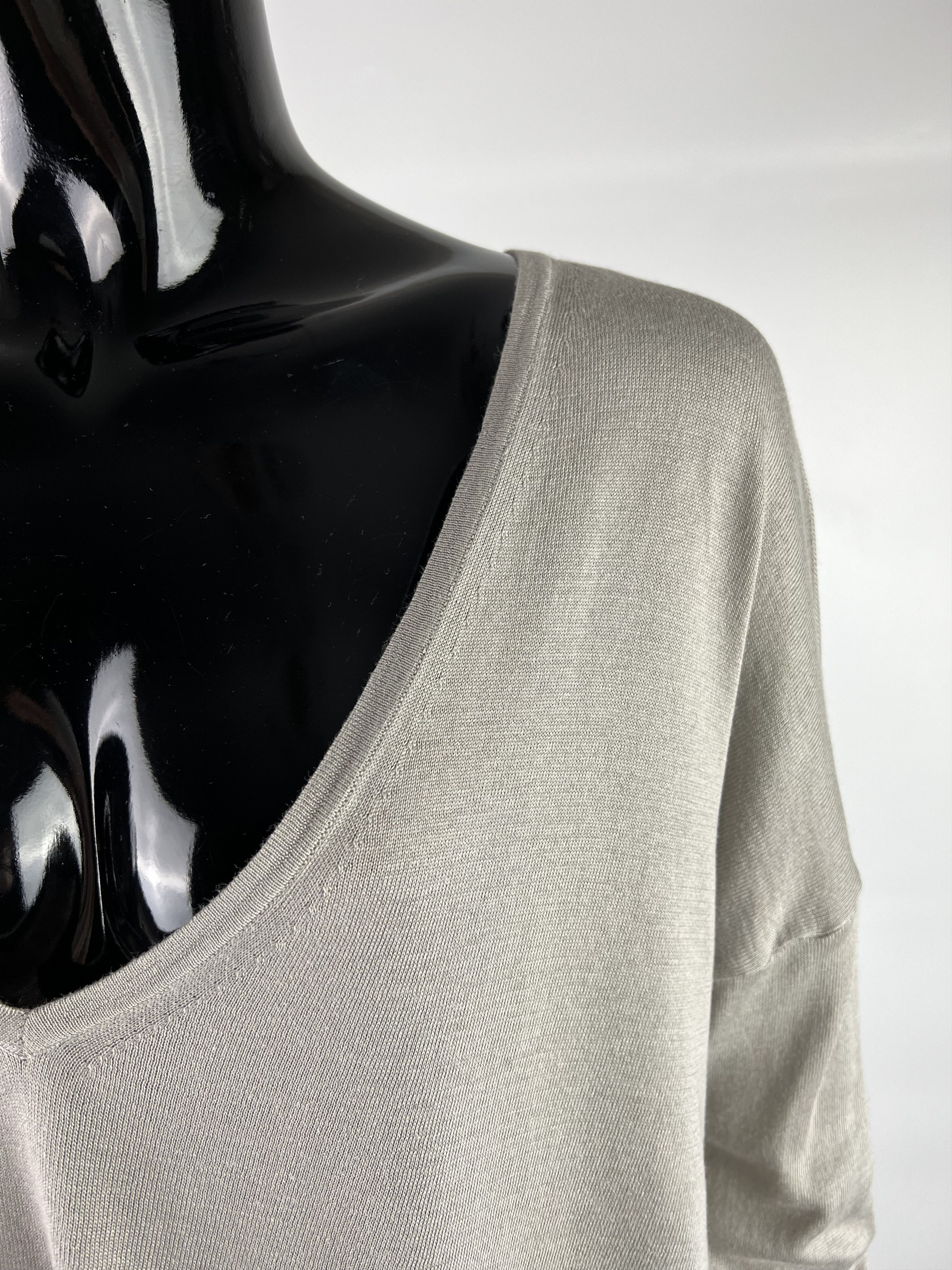 Dries Van Noten Dries Van Noten Silk Cotton V-Neck Sweater Size S Oversized Size S / US 4 / IT 40 - 5 Thumbnail