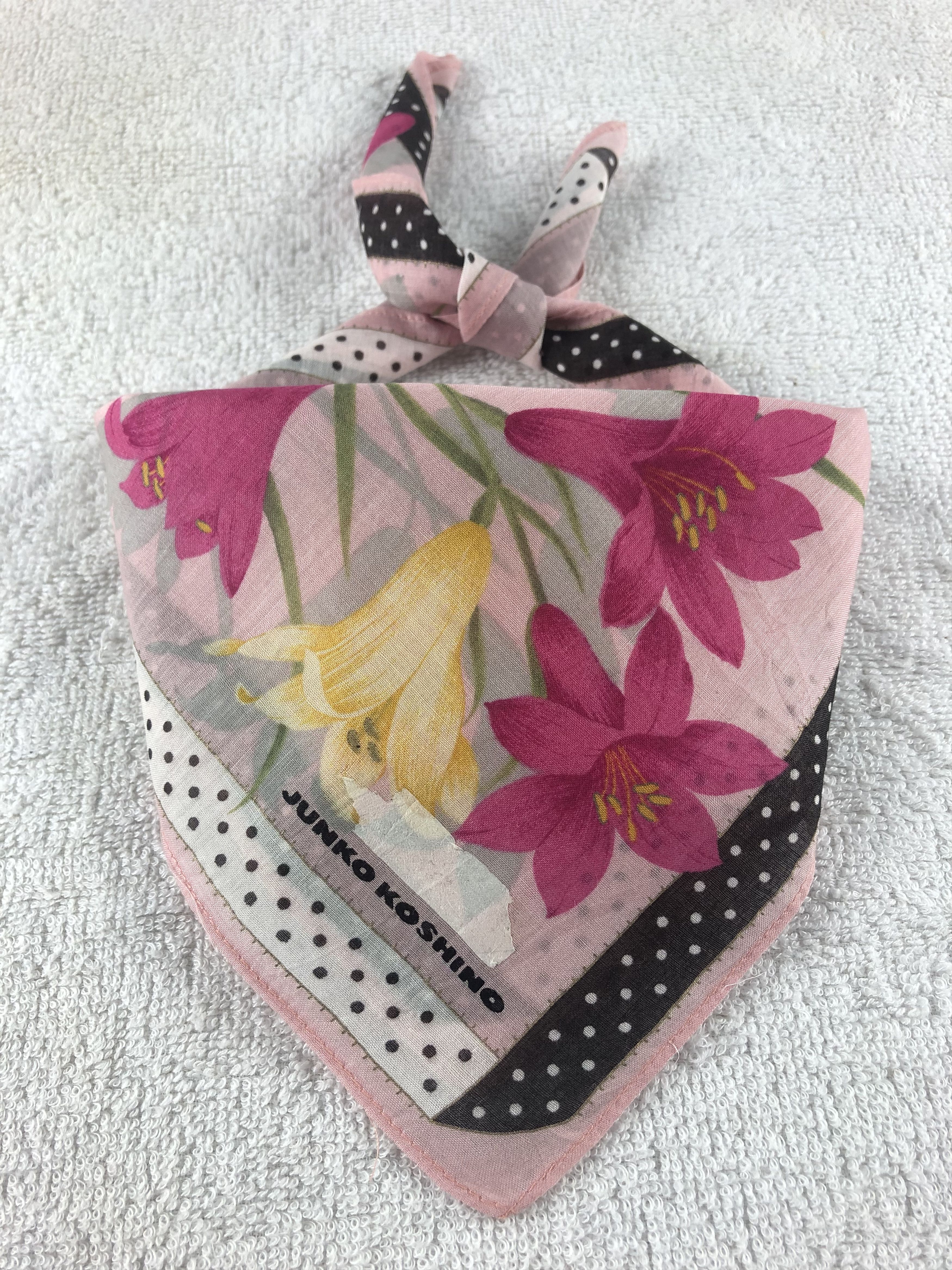 Japanese Brand × Mr. Junko × Vintage Junko Koshino Handkerchief / Bandana / Neckerchief Size ONE SIZE - 1 Thumbnail
